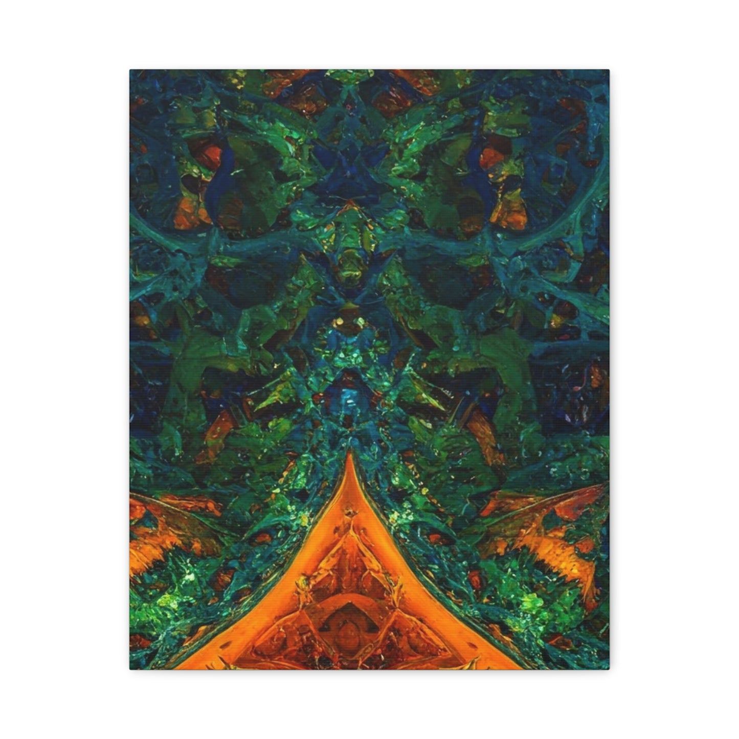 Vibrant Abstract Fractal Art Canvas Print