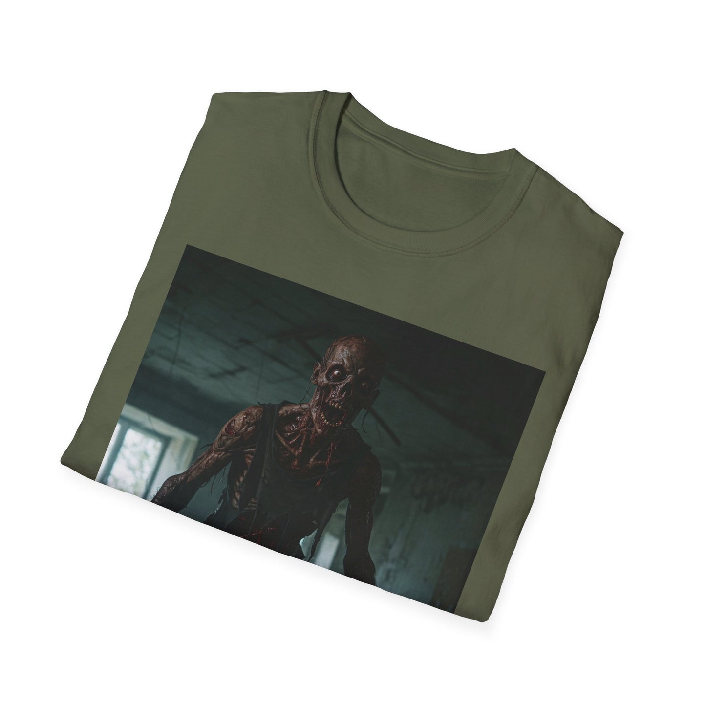 Creepy Horror Graphic Unisex T-Shirt – Perfect for Halloween and Haunted House Lovers