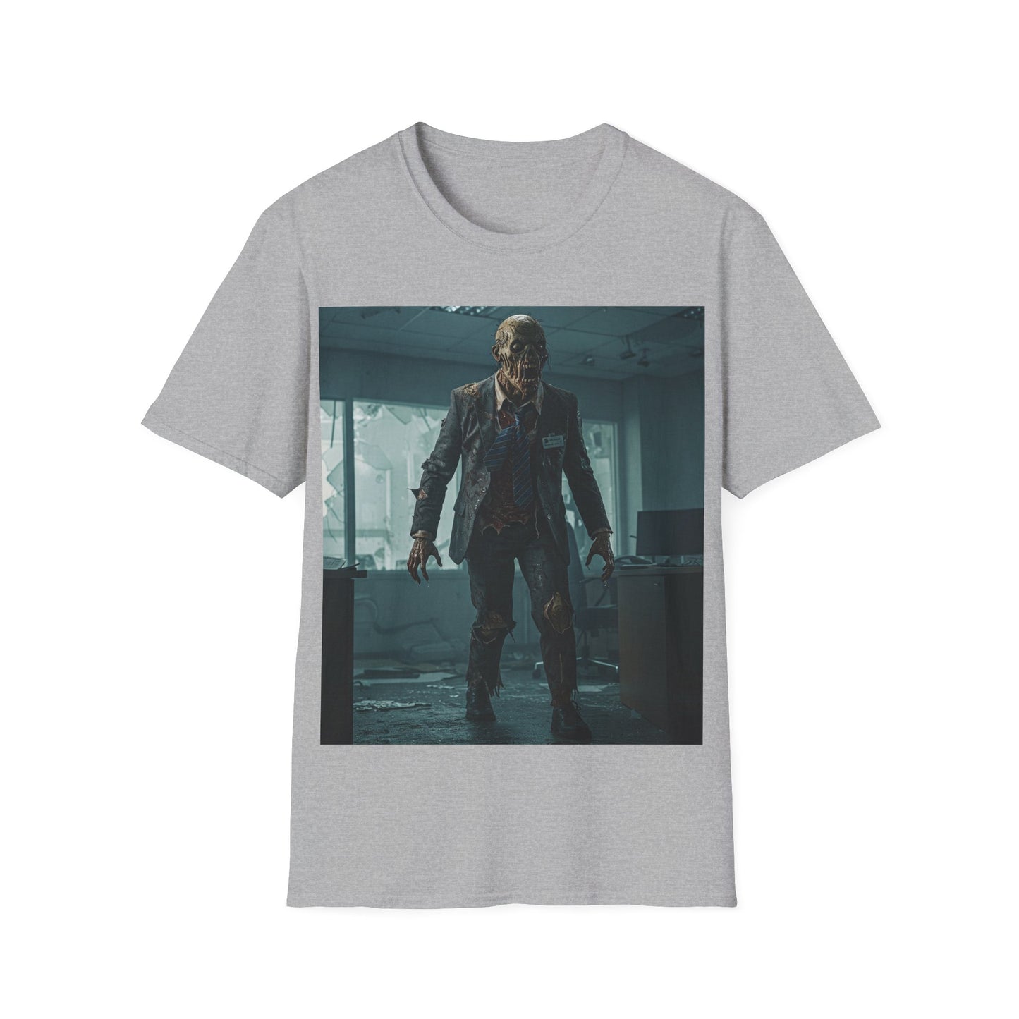 UK - Zombie Apocalypse Unisex Softstyle T-Shirt - Perfect for Horror Fans and Parties
