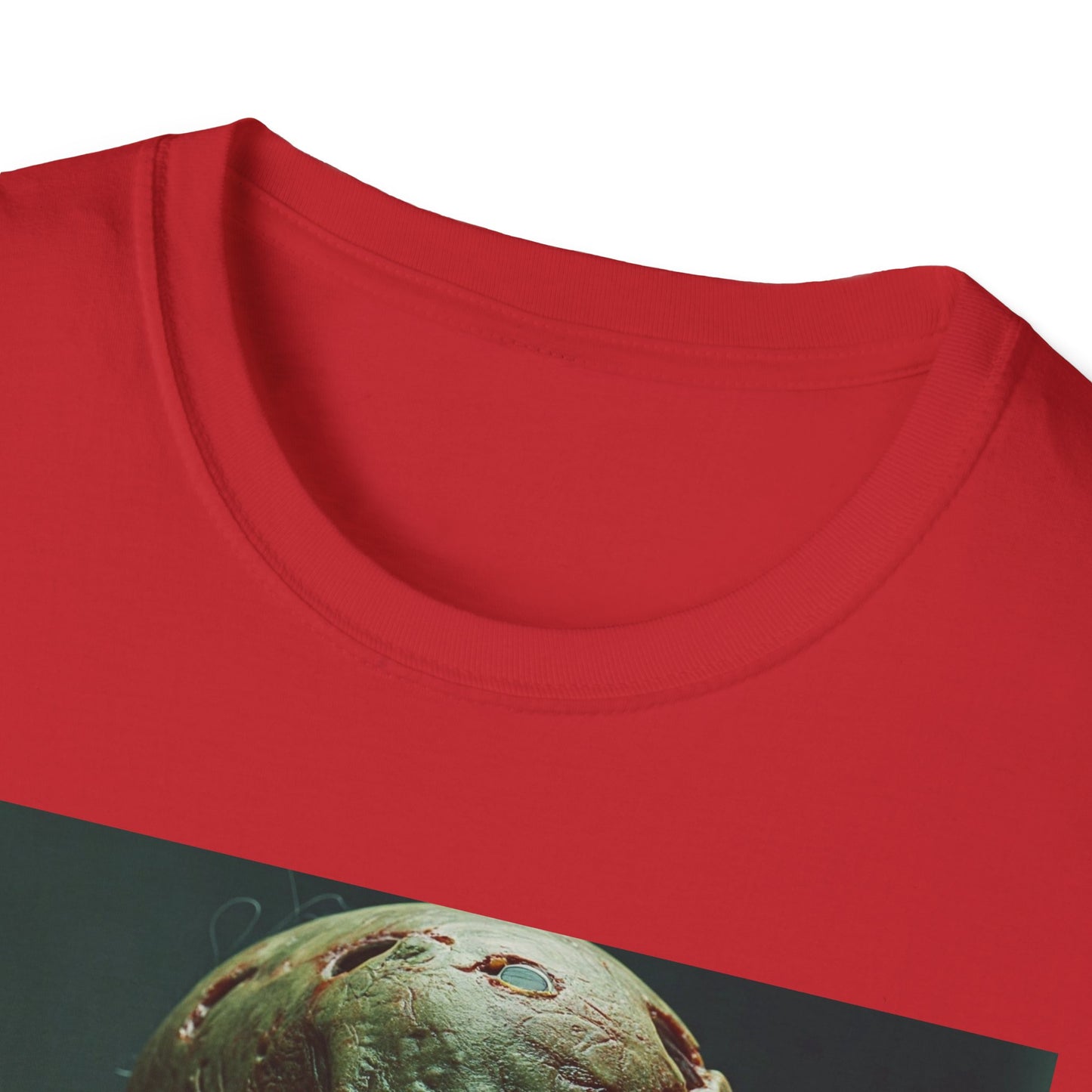 Chilling Skull Apocalyptic Portrait Tee, bold, decaying zombie graphic