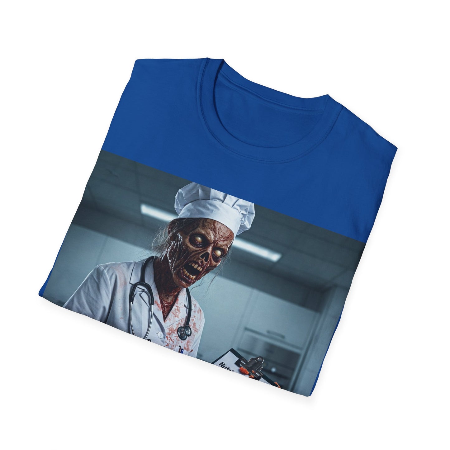 UK - Funny Zombie Doctor T-Shirt - Unisex Softstyle, Halloween Gift
