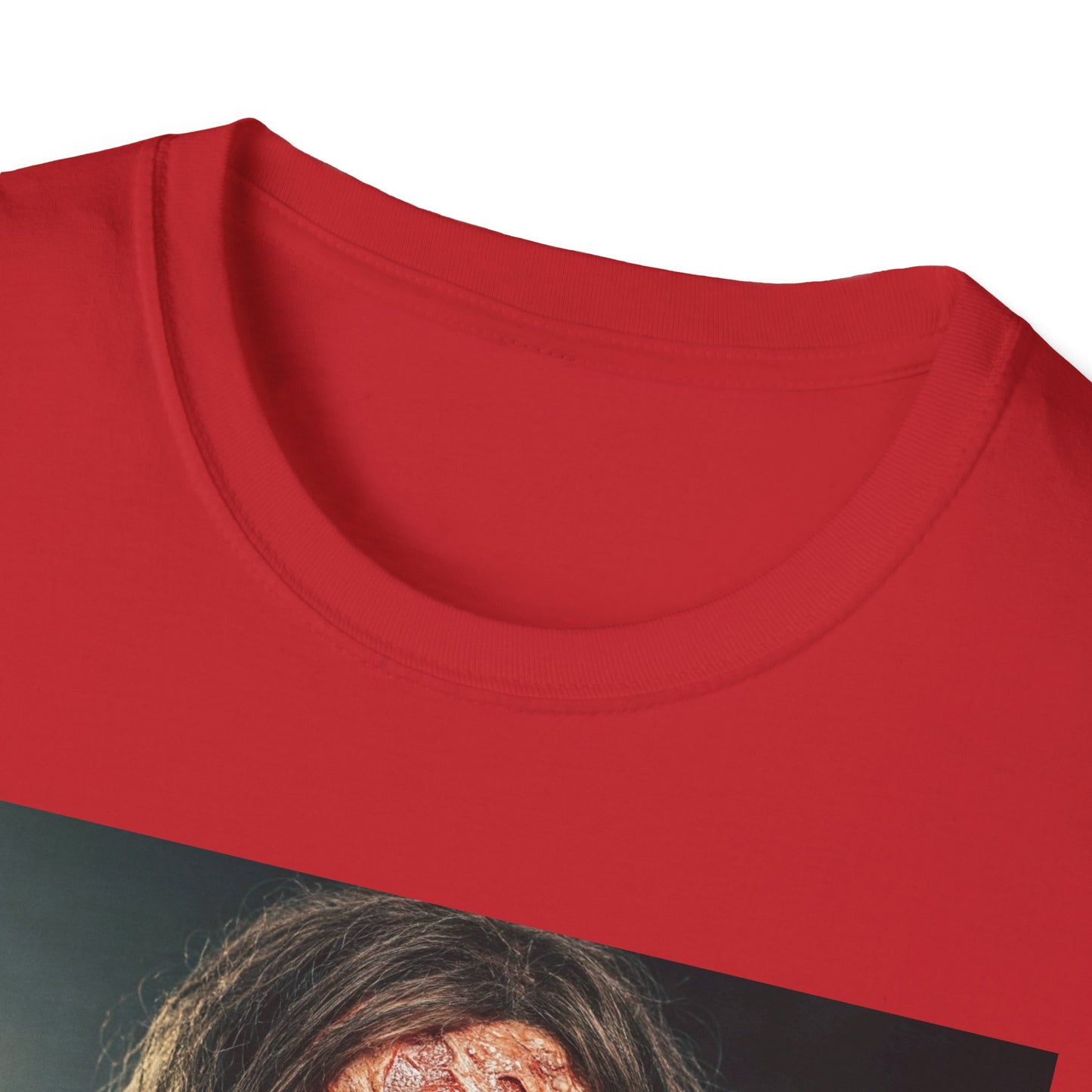 Apocalyptic Portrait Tee, bold, decaying zombie graphic