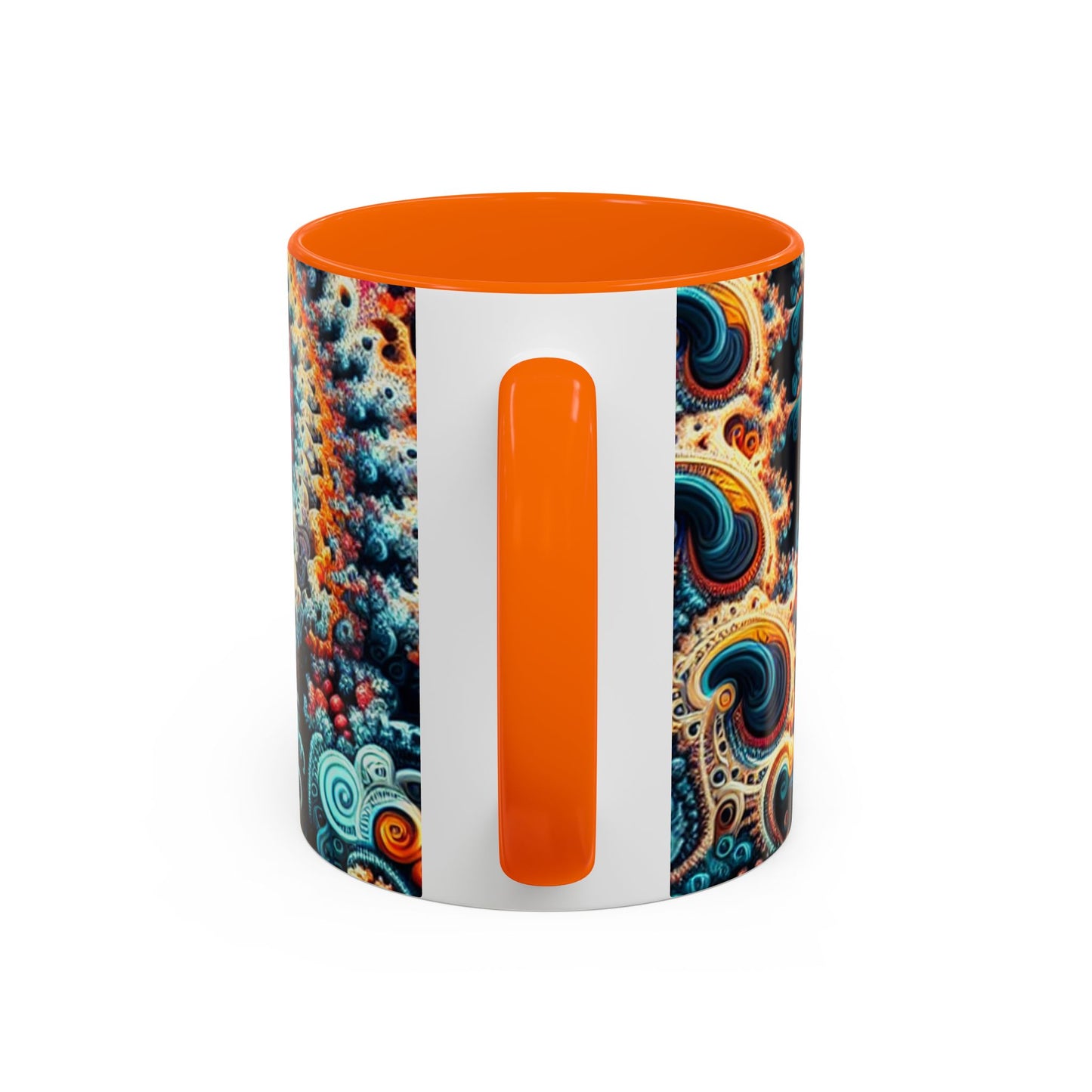 Colorful Fractal Coffee Mug - 11oz & 15oz - Perfect for Art Lovers