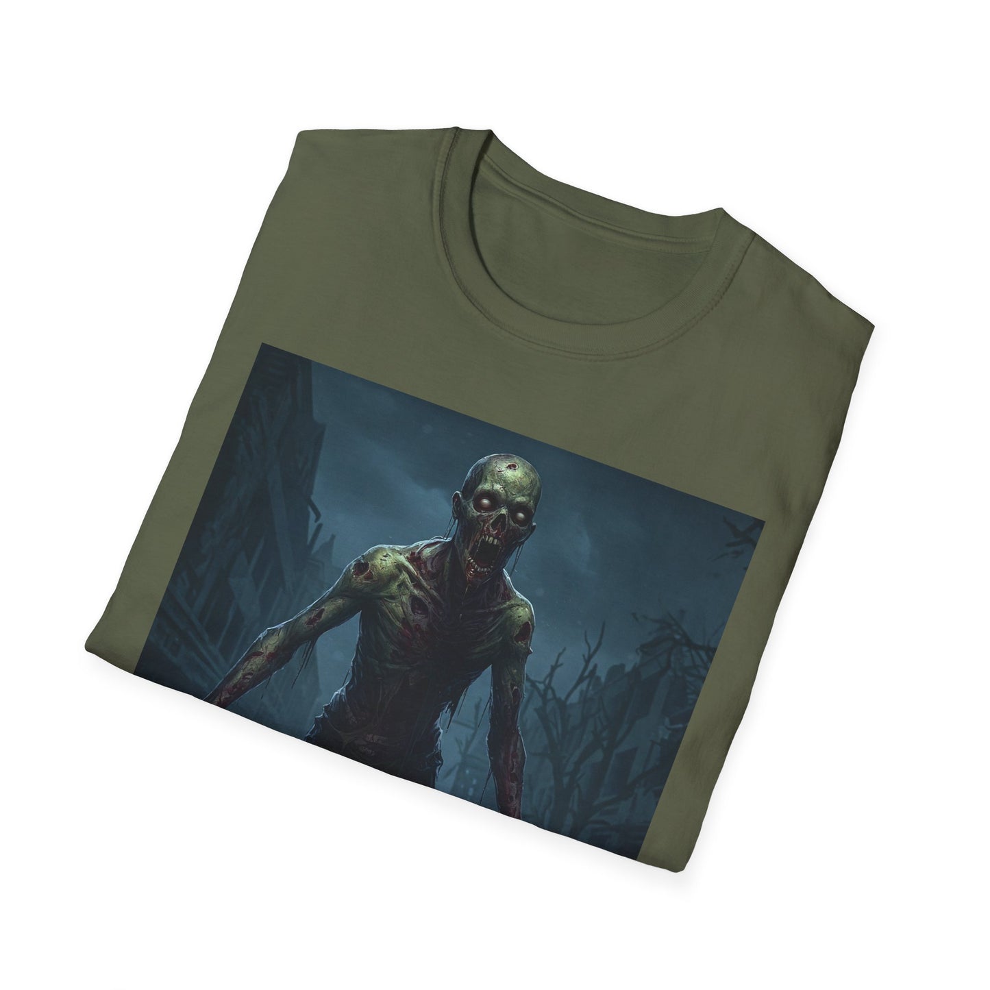 Zombie Apocalypse Unisex Softstyle T-Shirt - Perfect for Horror Lovers
