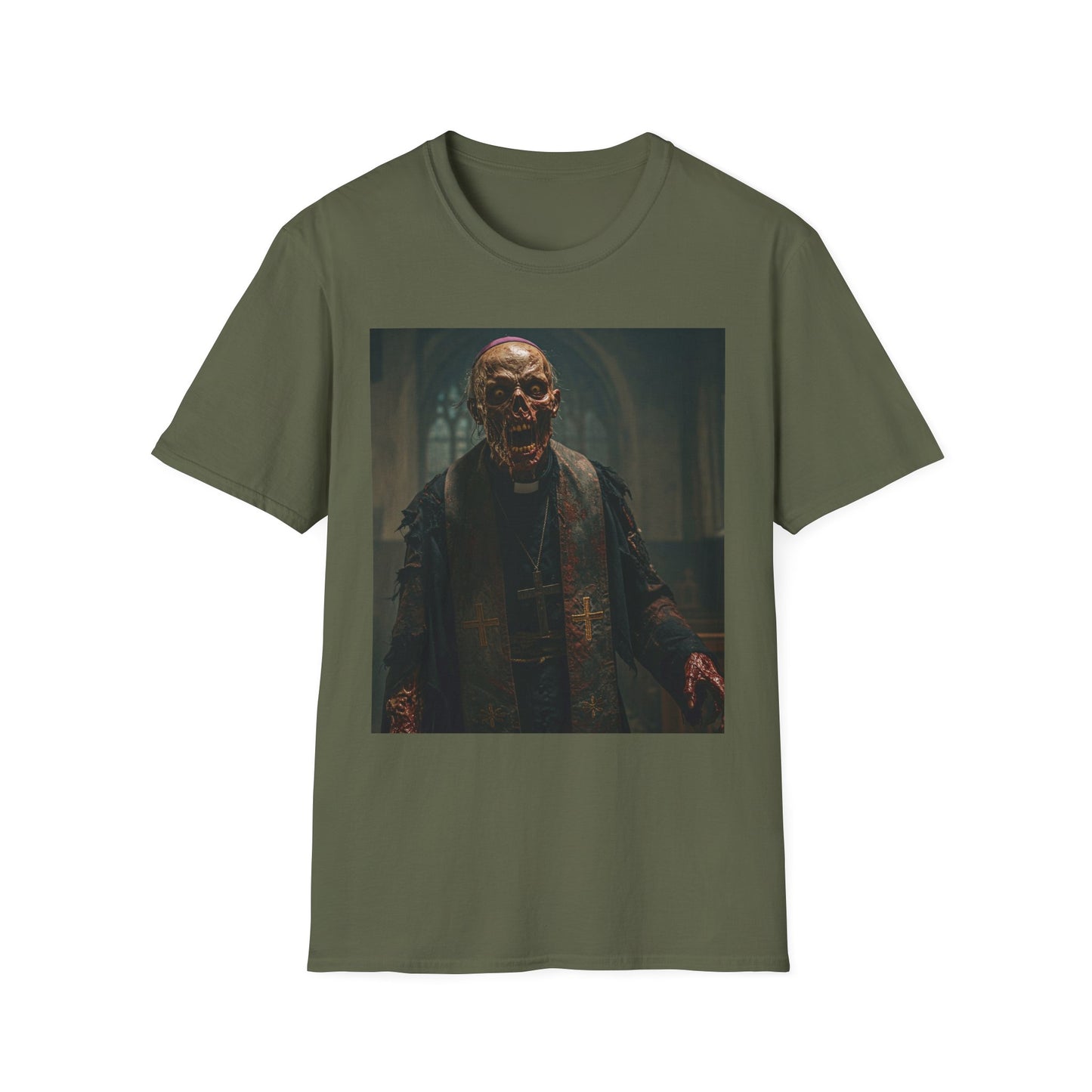 Unisex Horror Graphic T-Shirt - Spooky Skeleton Design