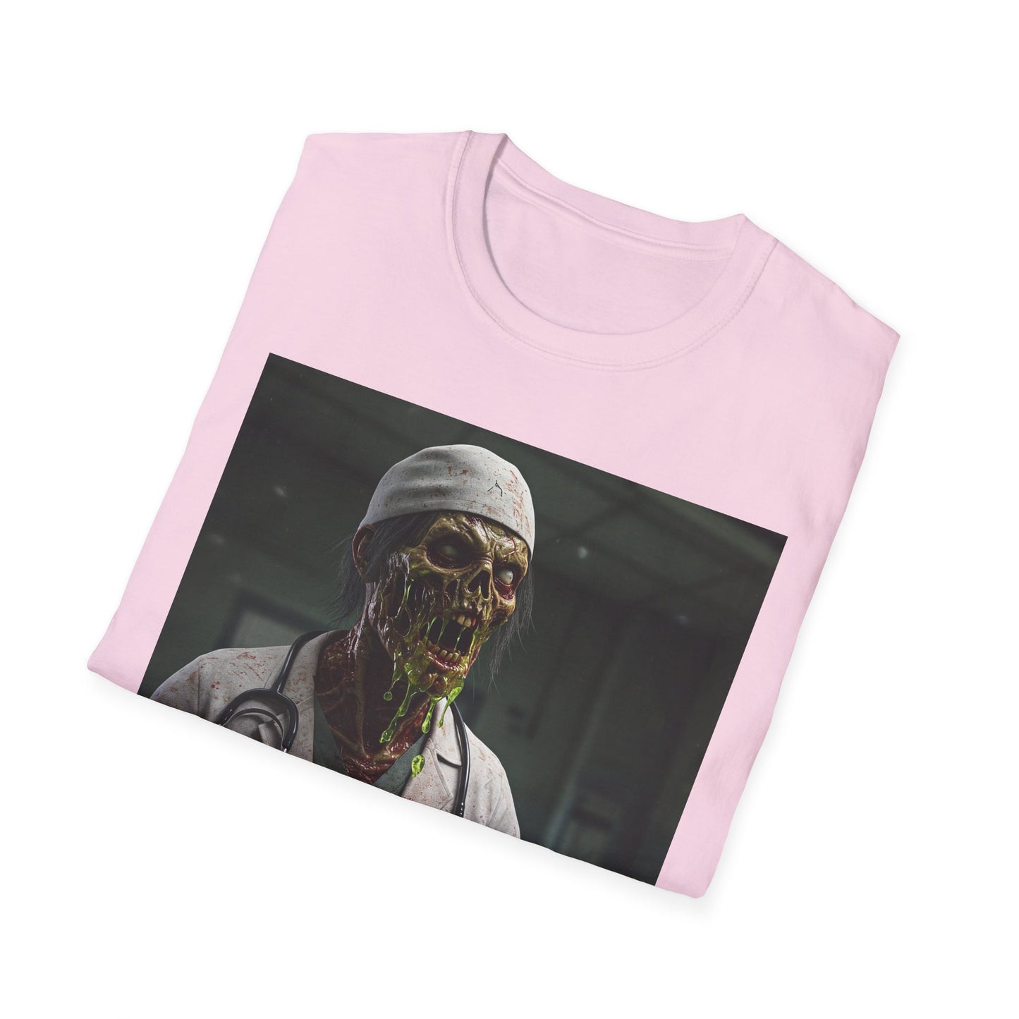Zombie Doctor Graphic T-Shirt | Unisex Horror Tee for Halloween