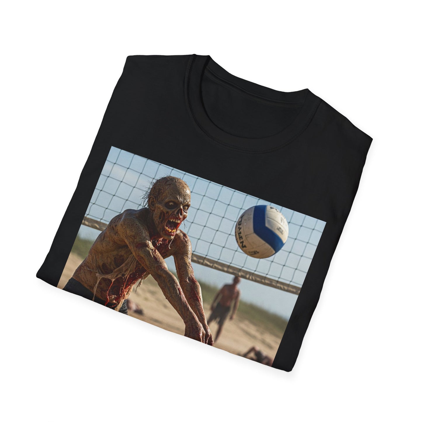 Beach Volleyball Unisex Softstyle T-Shirt - Perfect for Summer Fun and Sports Lovers