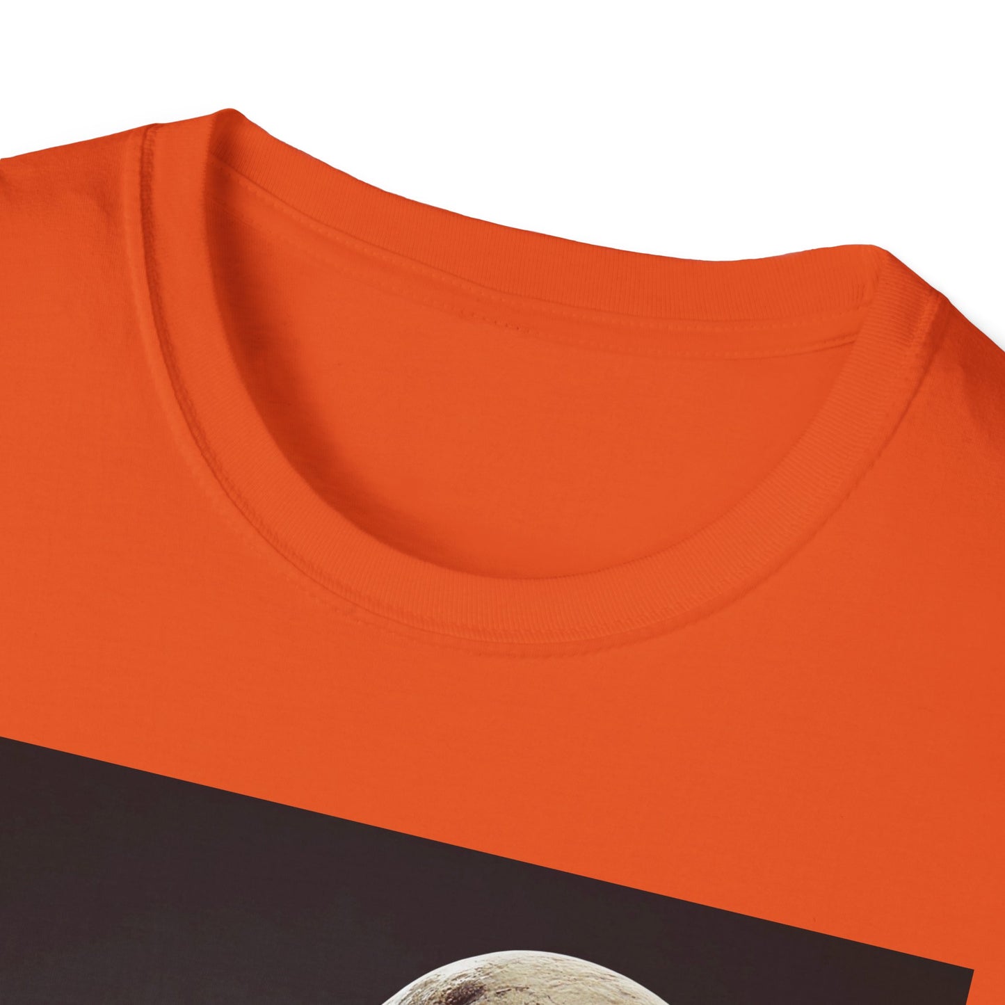Creepy Skeleton Graphic Unisex Softstyle T-Shirt - Perfect for Halloween & Horror Fans
