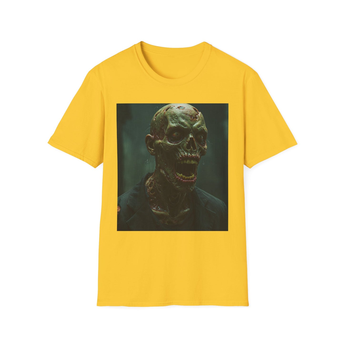 Chilling Skull Apocalyptic Portrait Tee, bold, decaying zombie graphic