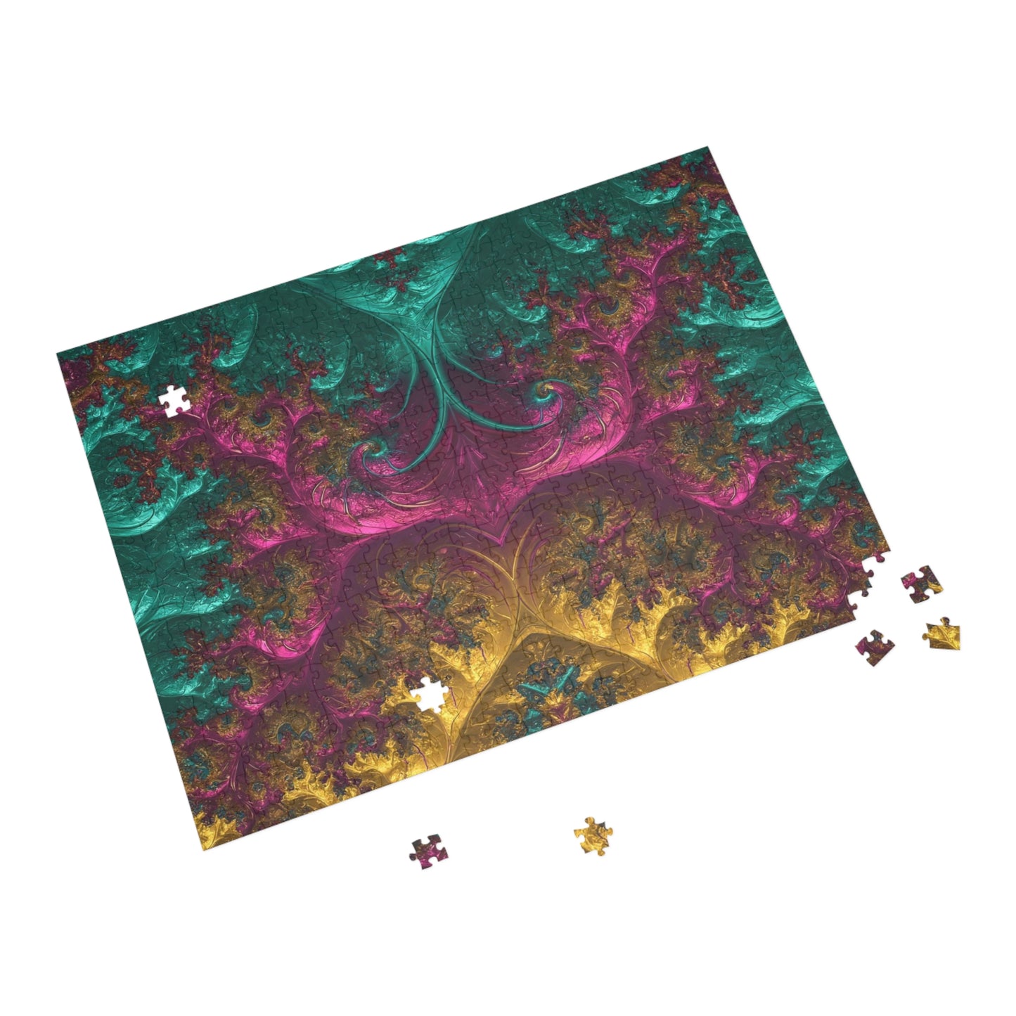 Mystical Fractal Puzzle - 1000-Piece Jigsaw for Relaxation & Fun
