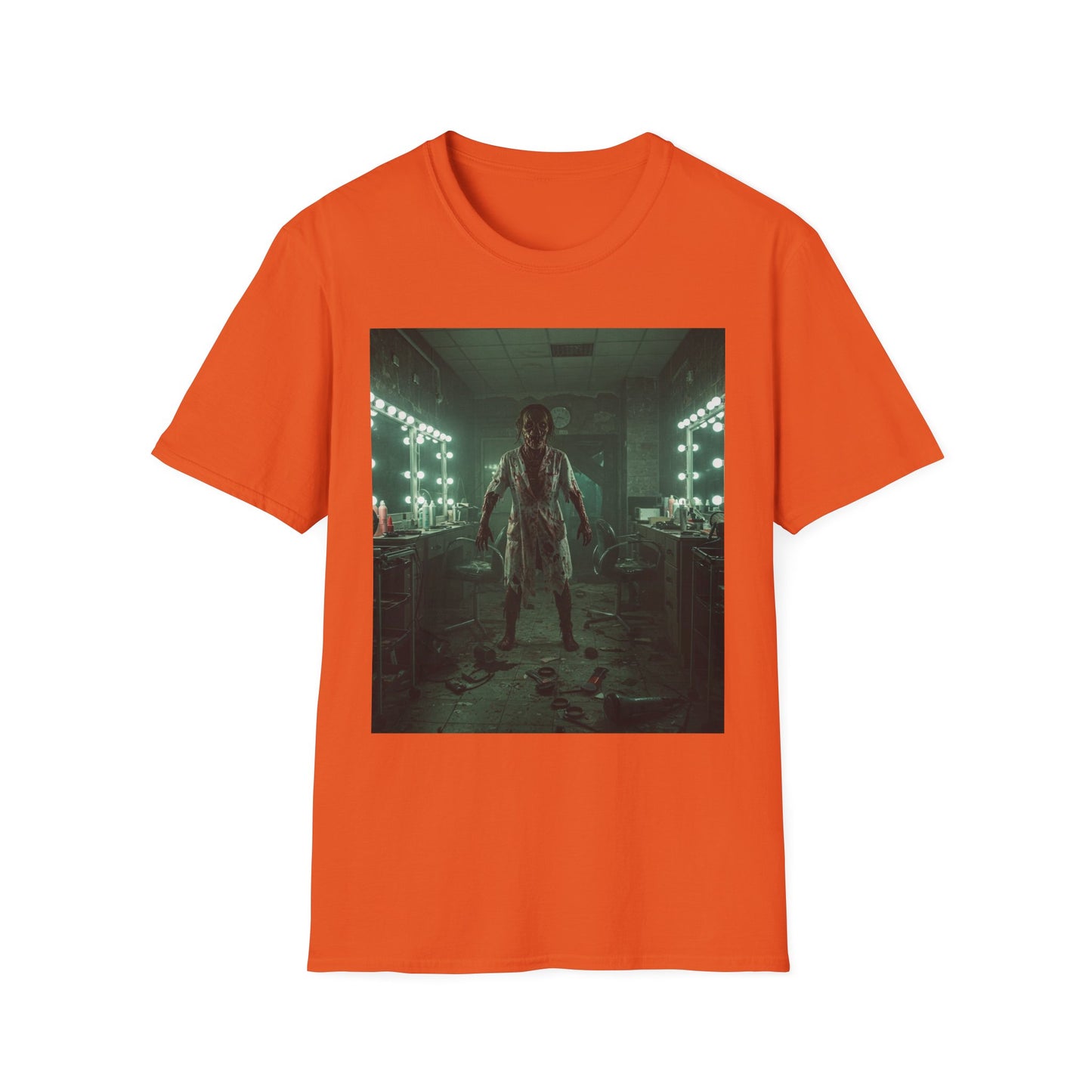 Creepy Horror Unisex Softstyle T-Shirt - Perfect for Halloween