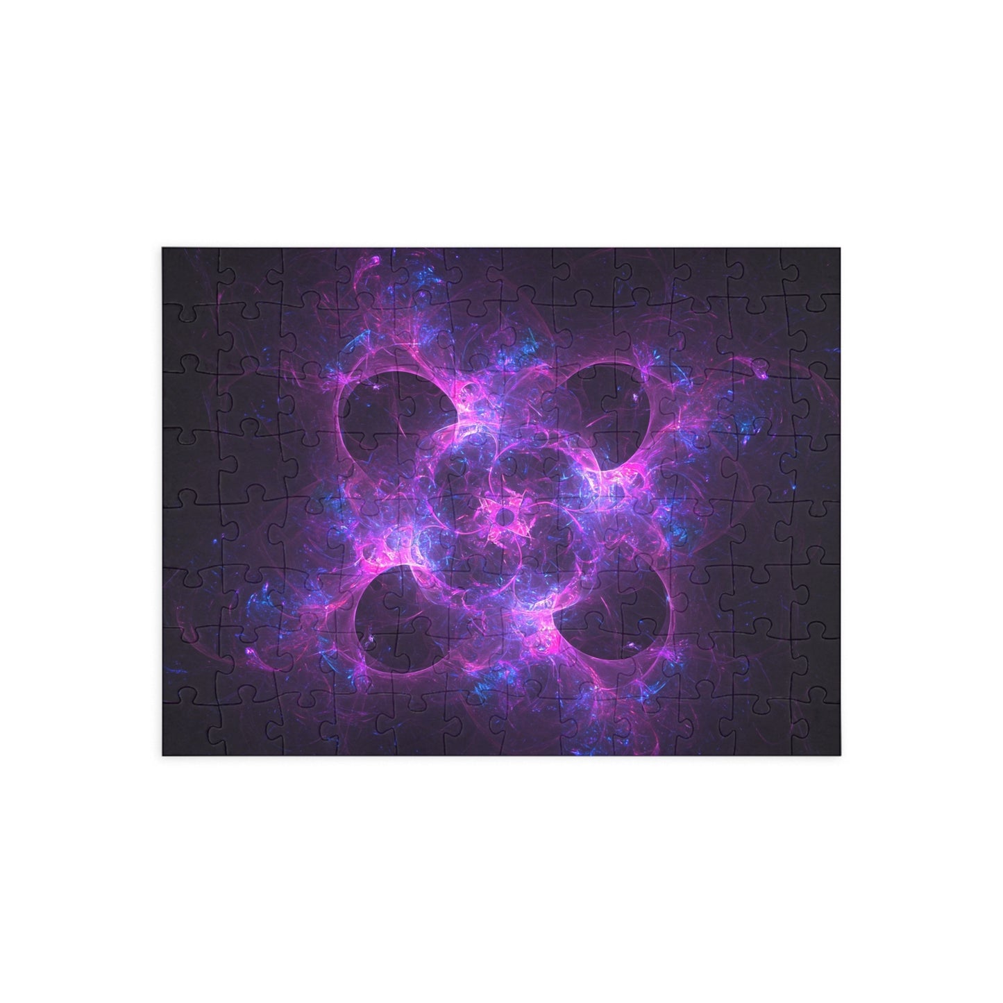 Vibrant Cosmic Puzzle (96-1000 Pieces) - Stunning Fractal Design for Relaxation and Fun