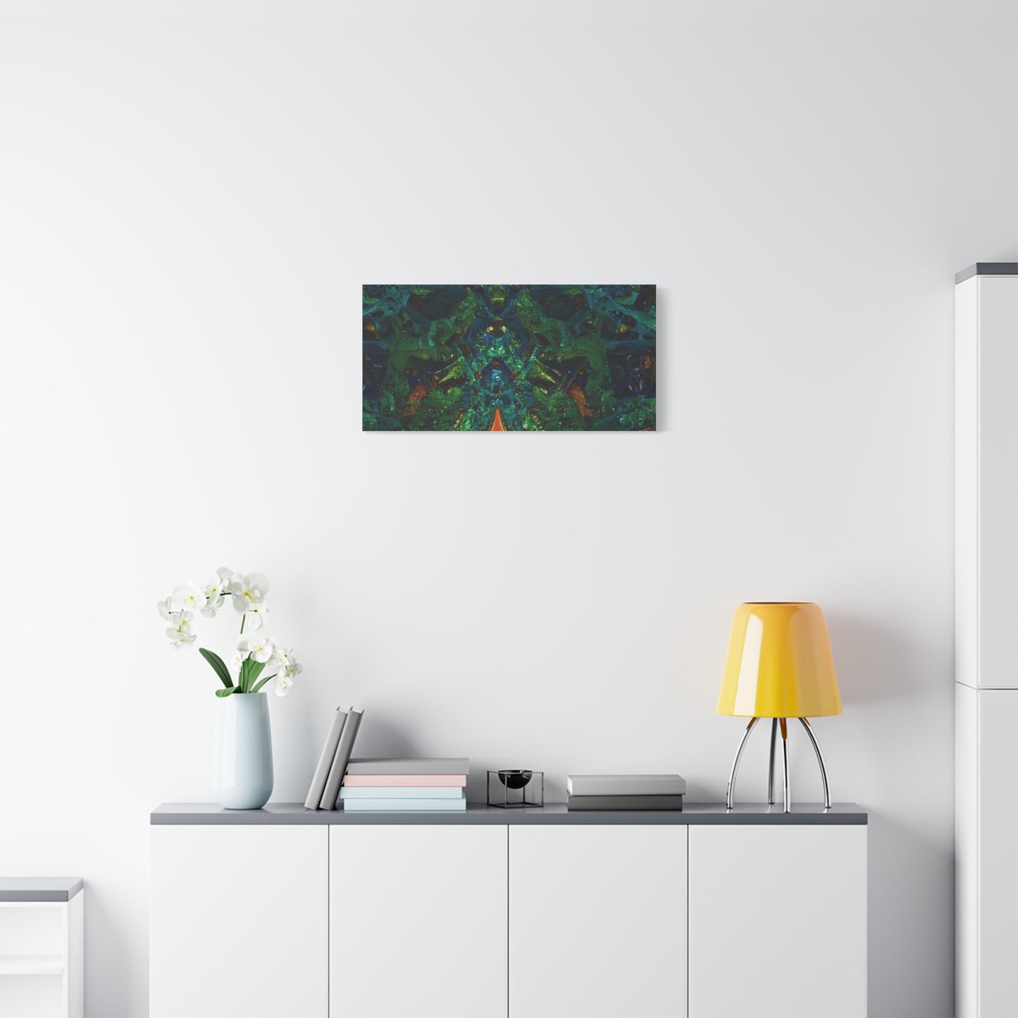 Vibrant Abstract Fractal Art Canvas Print