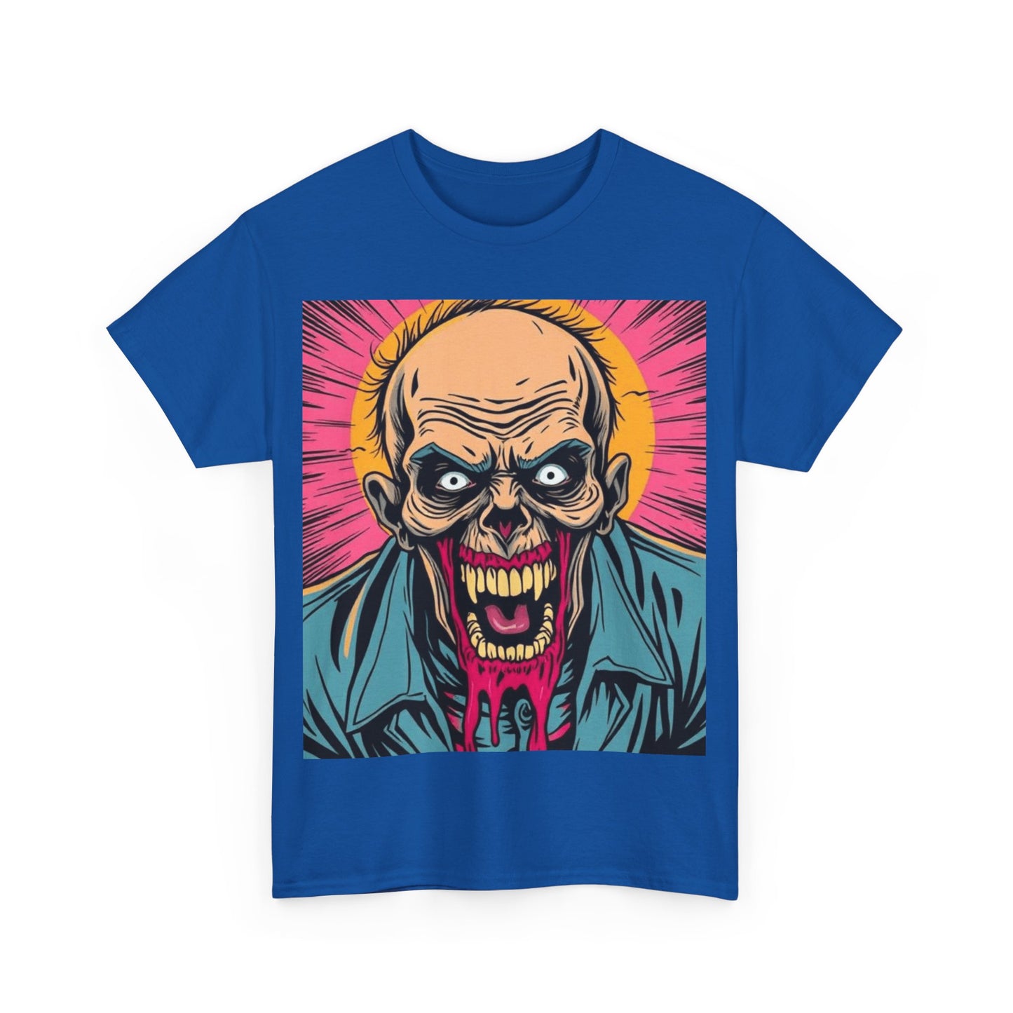 UK - Graphic Zombie Tee - Unisex Heavy Cotton T-Shirt for Horror Fans