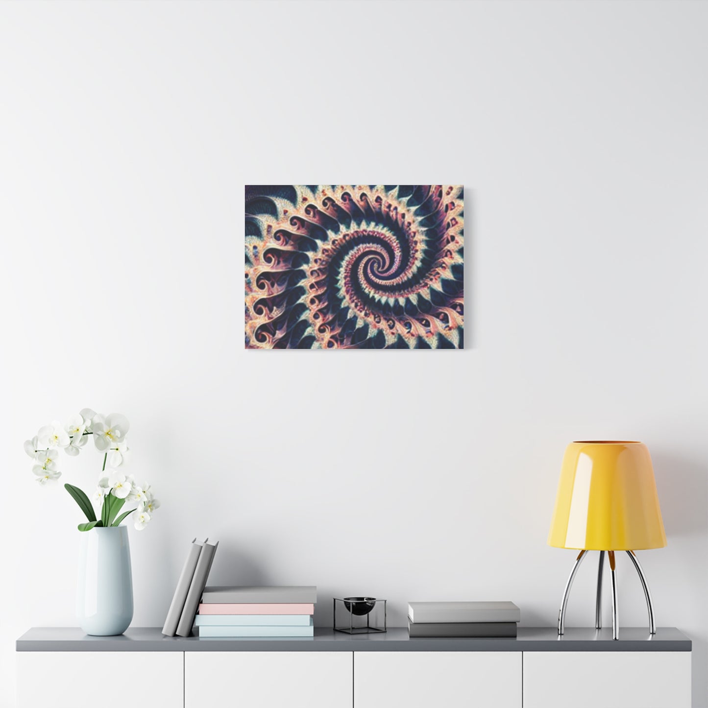 Abstract Spiral Art Canvas Print - Modern Home Decor for Art Lovers