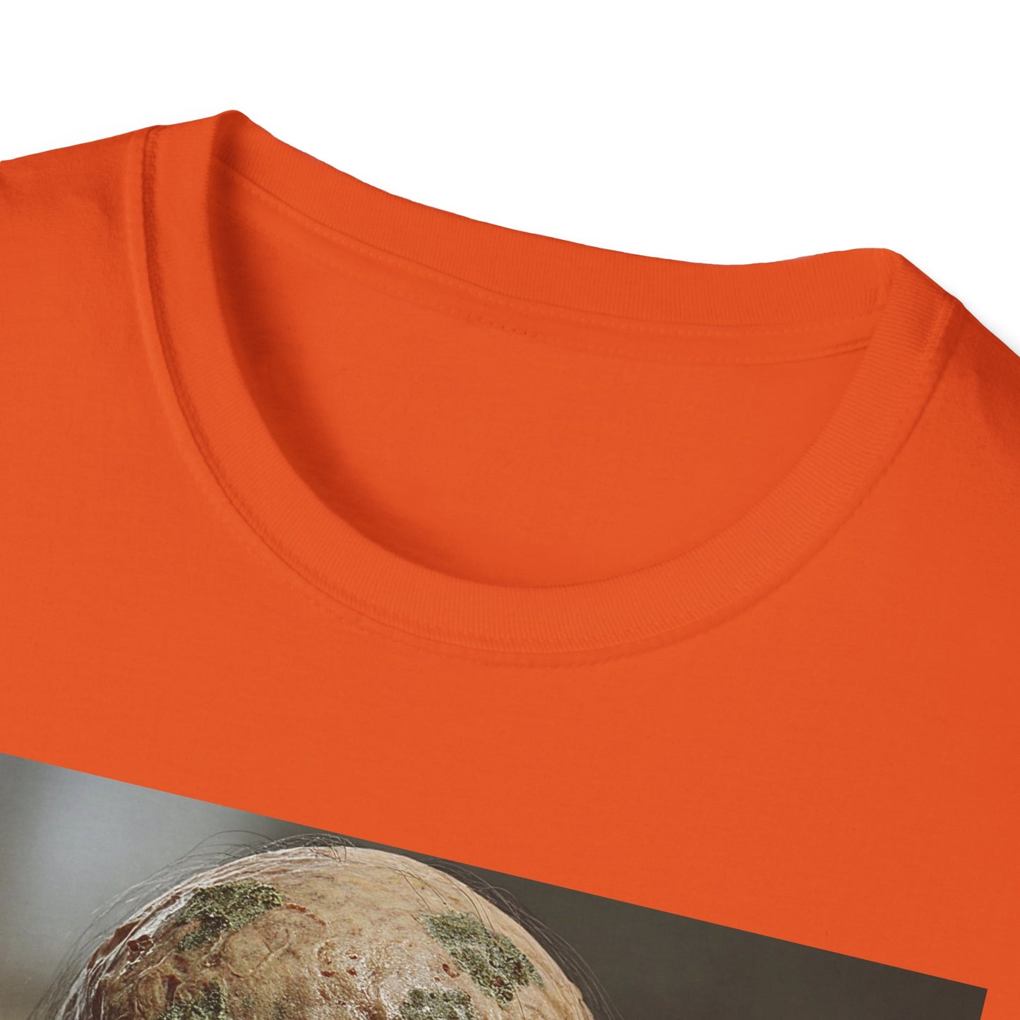 Apocalyptic Portrait Tee, bold, decaying zombie graphic