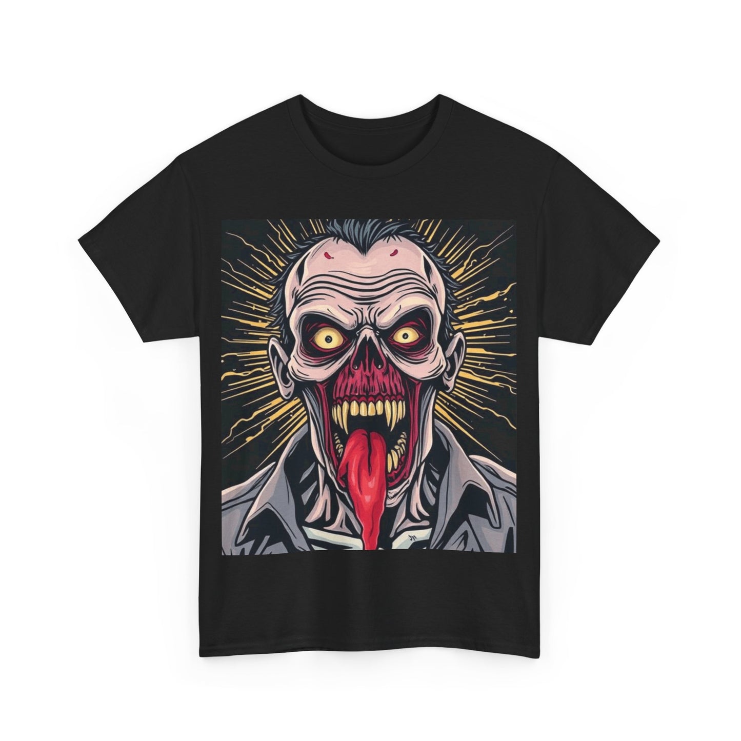 UK - Vintage Horror Graphic Unisex Heavy Cotton Tee