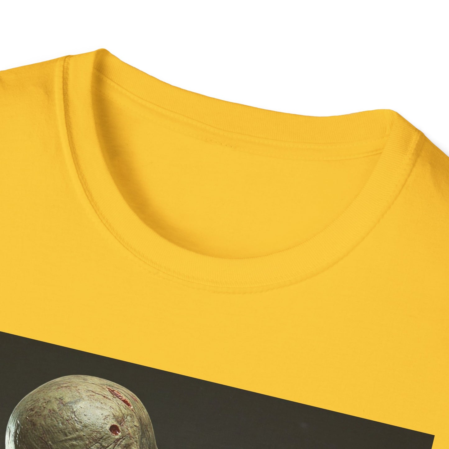 Apocalyptic Portrait Tee, bold, decaying zombie graphic