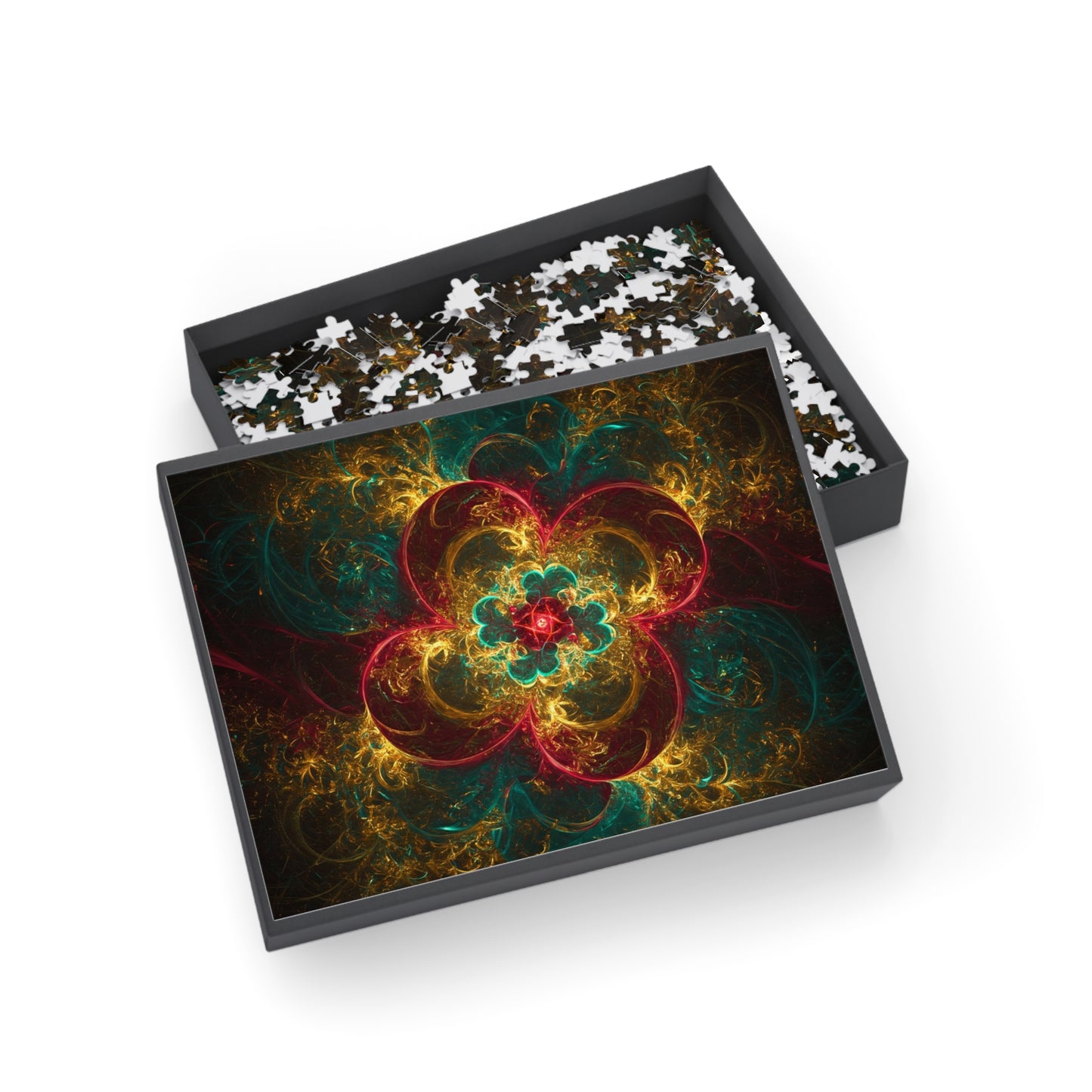 Colorful Floral Puzzle (96, 252, 500, 1000-Piece) - Enjoy Mindful Relaxation!