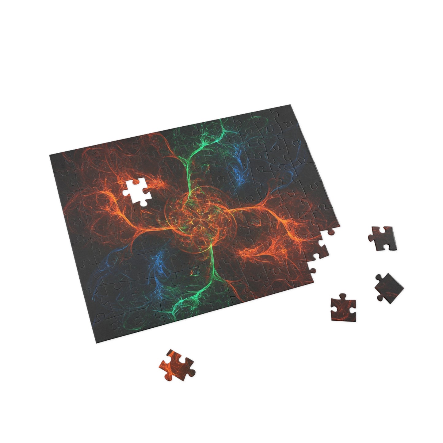 Colorful Fractal Puzzle - 500-Piece Jigsaw for All Ages