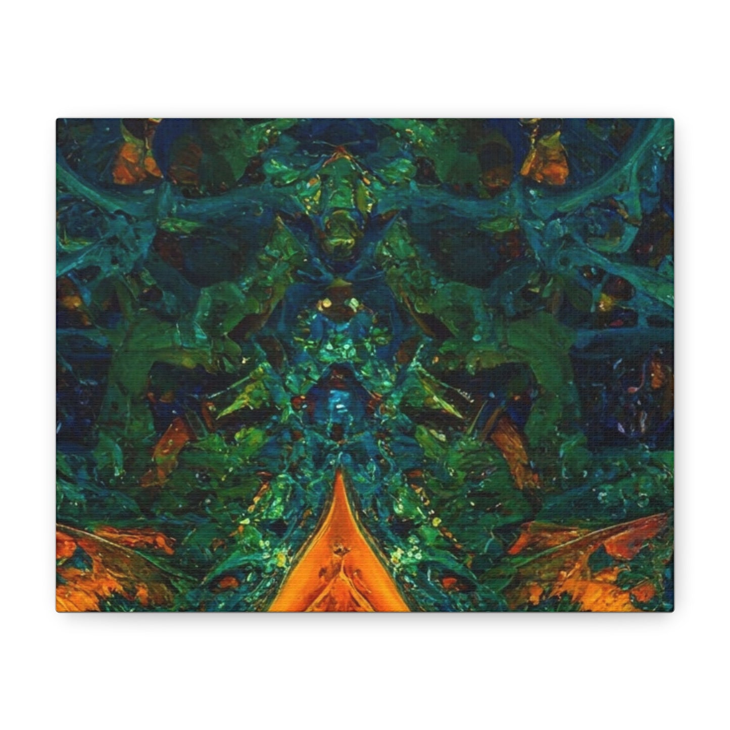 Vibrant Abstract Fractal Art Canvas Print