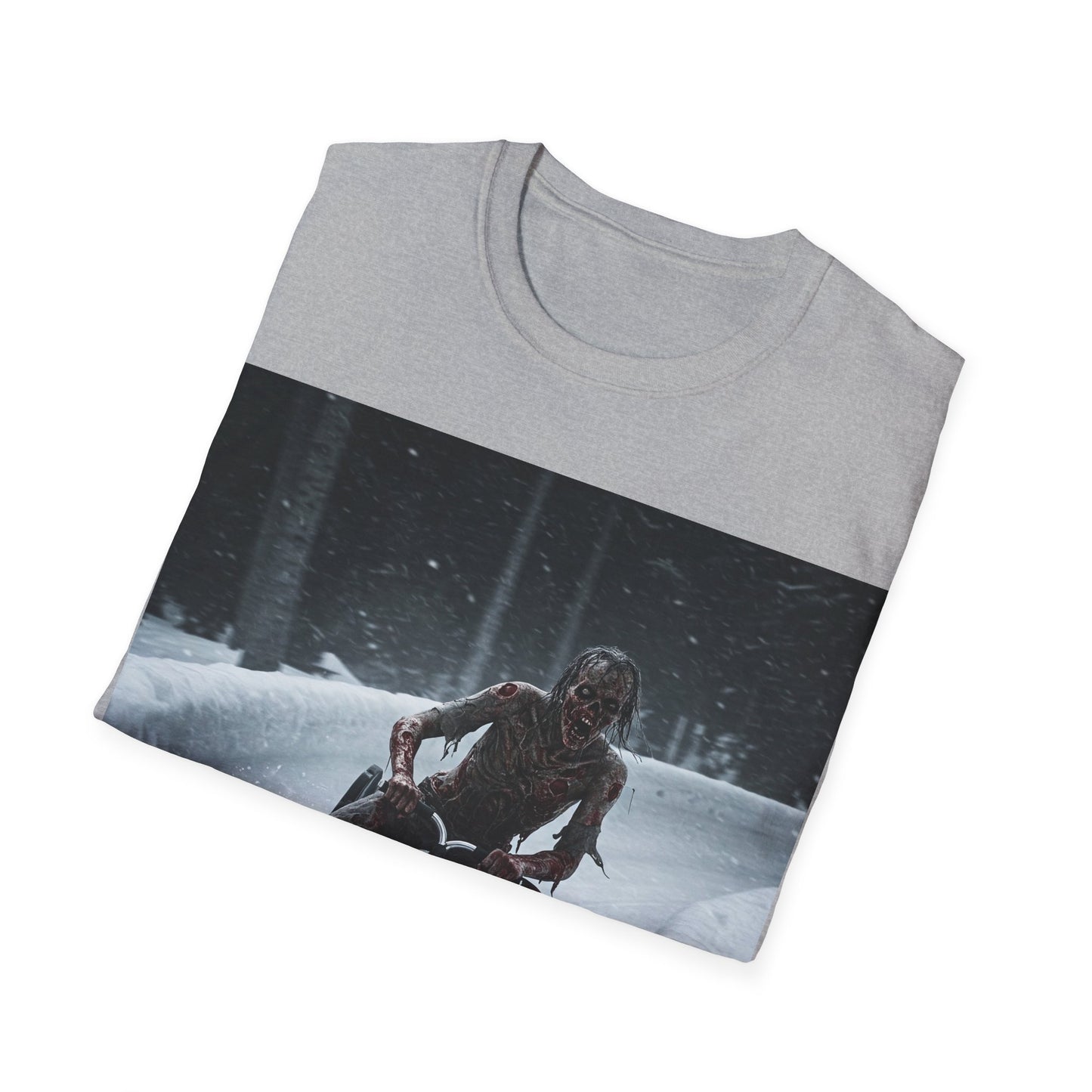 UK - Winter Adventure Unisex Softstyle T-Shirt - Snowmobiling Graphic Tee
