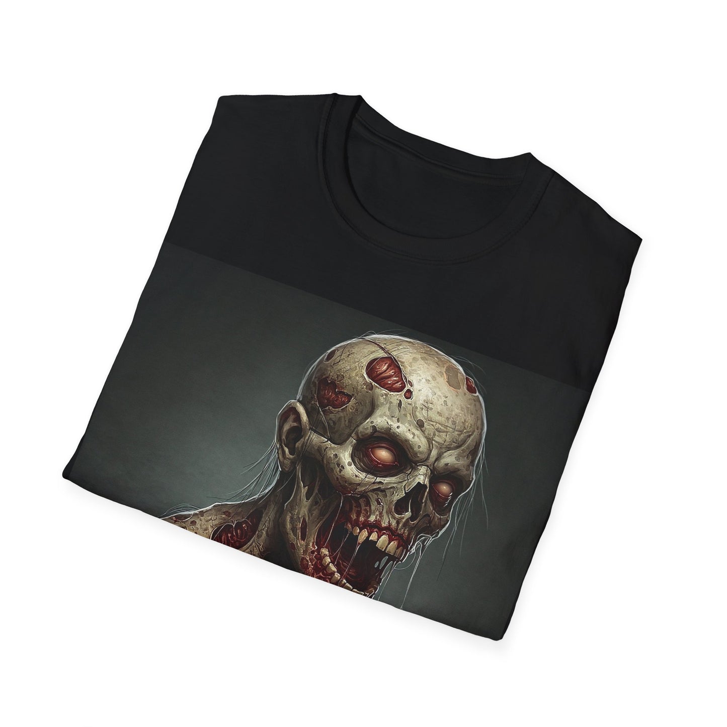 UK - Zombie Graphic Unisex Softstyle T-Shirt for Horror Fans
