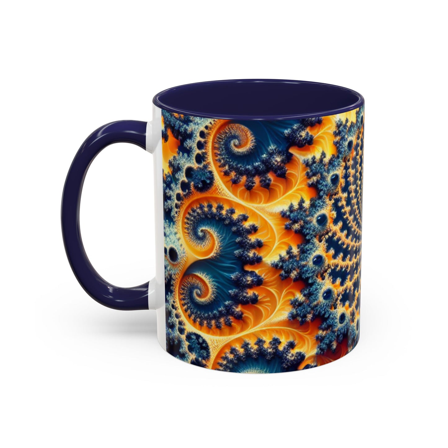 Vibrant Abstract Accent Coffee Mug - Unique 11 & 15oz Design for Art Lovers