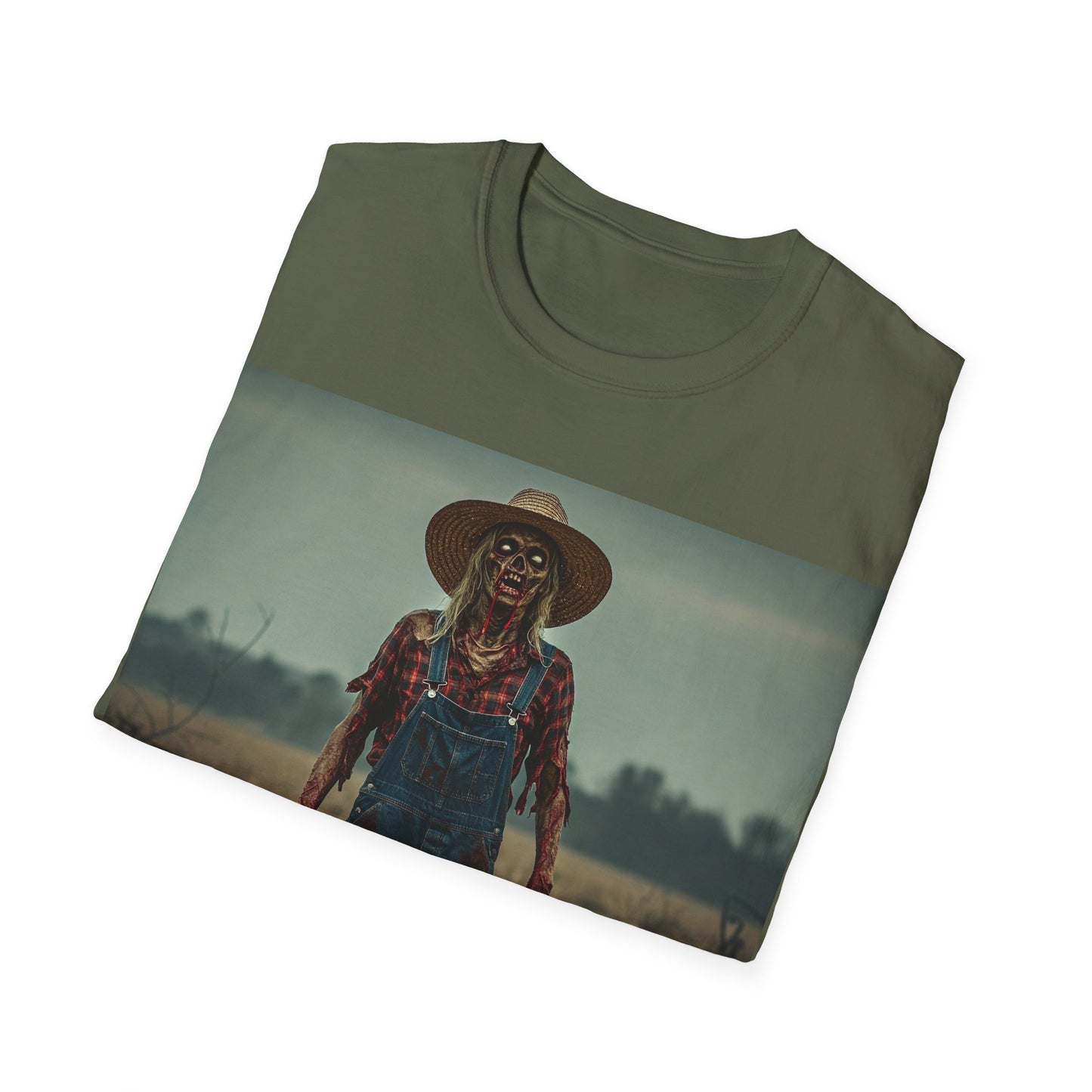 UK - Scary Farmhouse Horror Unisex Softstyle T-Shirt