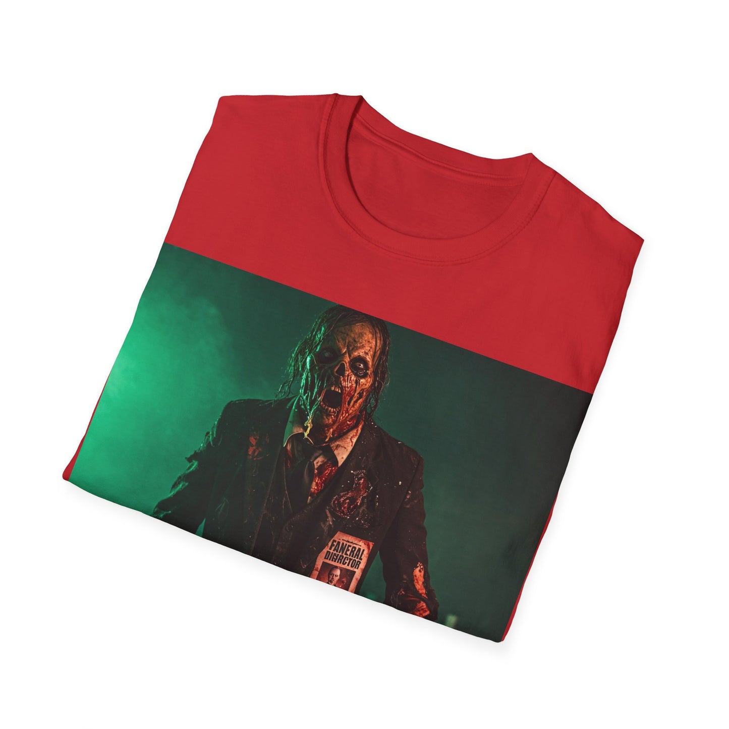 UK - Horror-Inspired Unisex Softstyle T-Shirt - Spooky Halloween Graphic Tee
