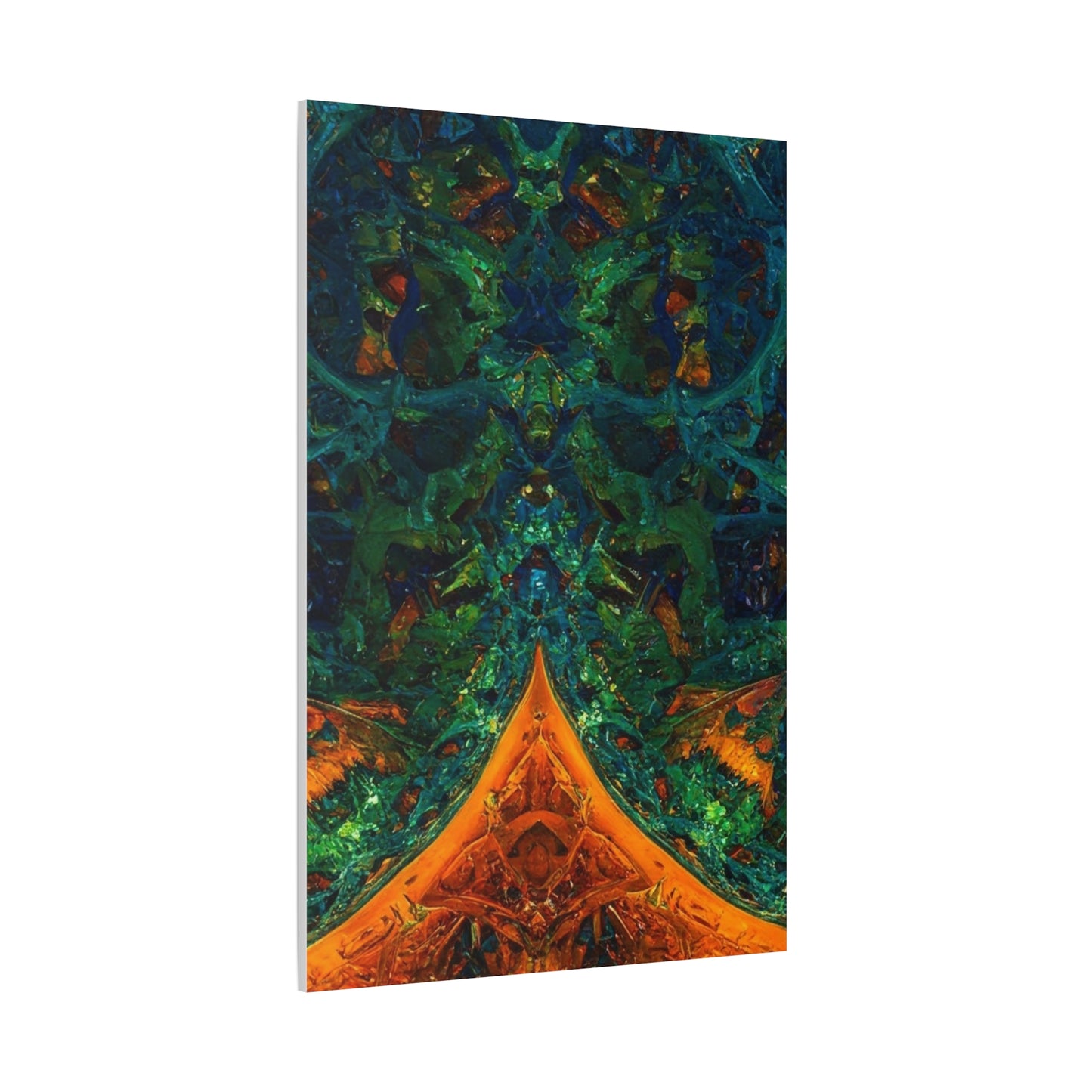 Vibrant Abstract Fractal Art Canvas Print