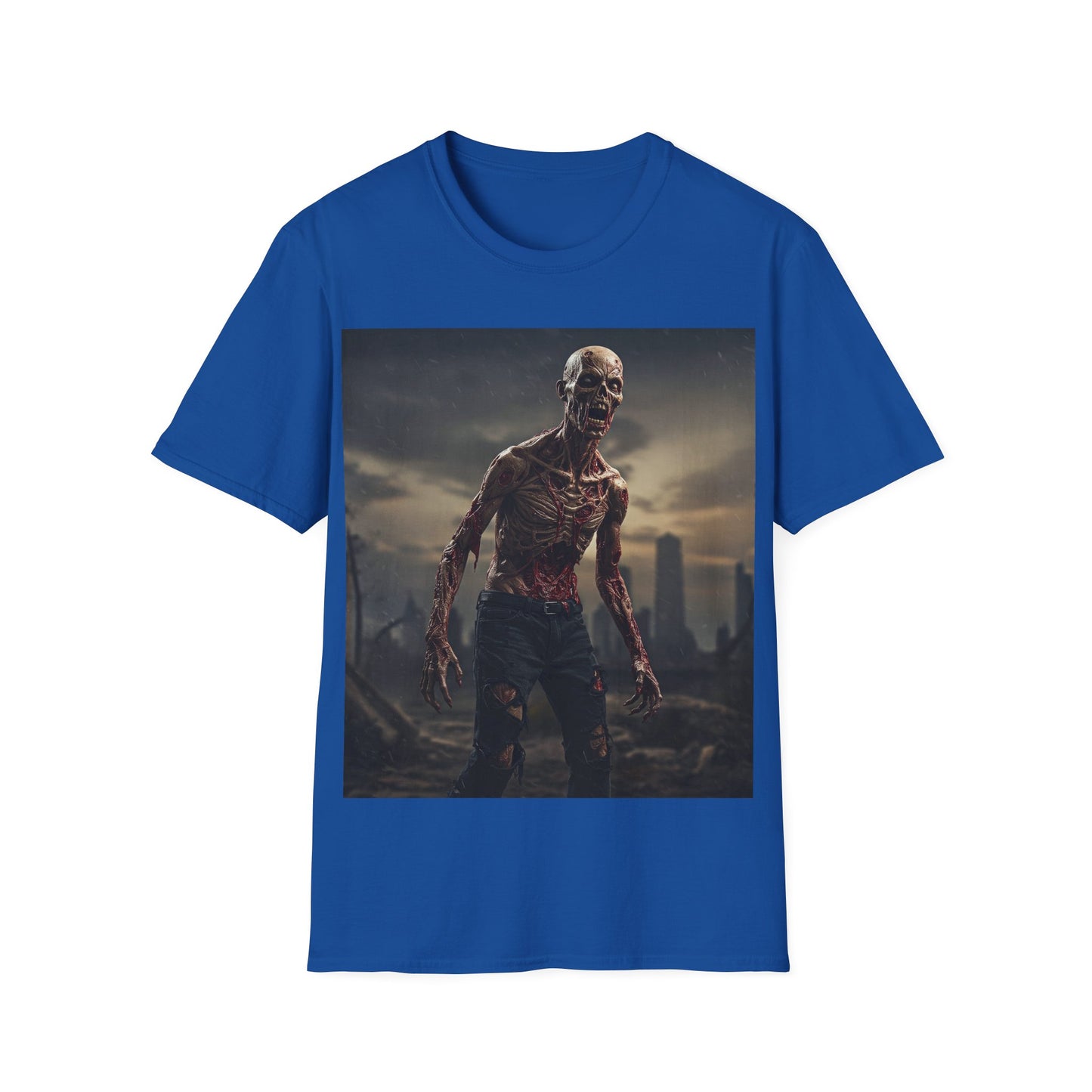 UK - Zombie Apocalypse Unisex Softstyle T-Shirt