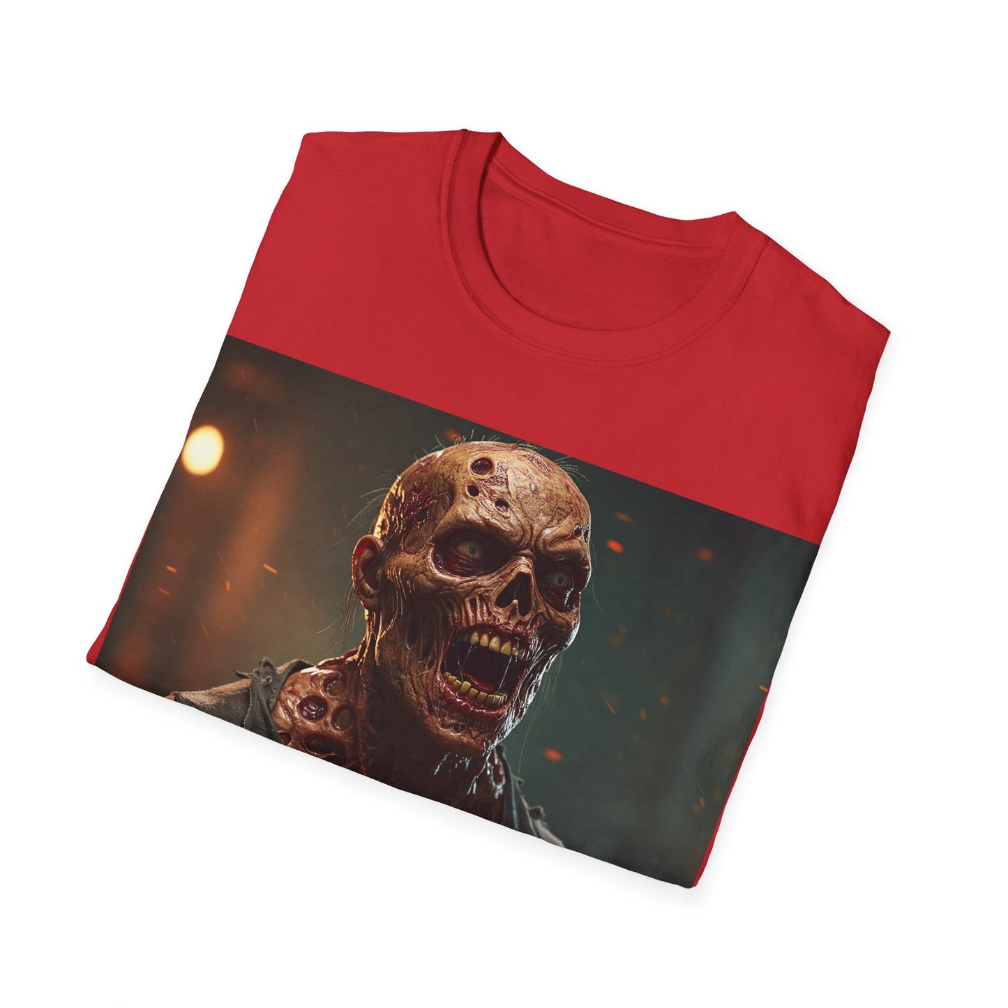 UK - Creepy Skull Apocalyptic Portrait Tee, bold, decaying zombie graphic
