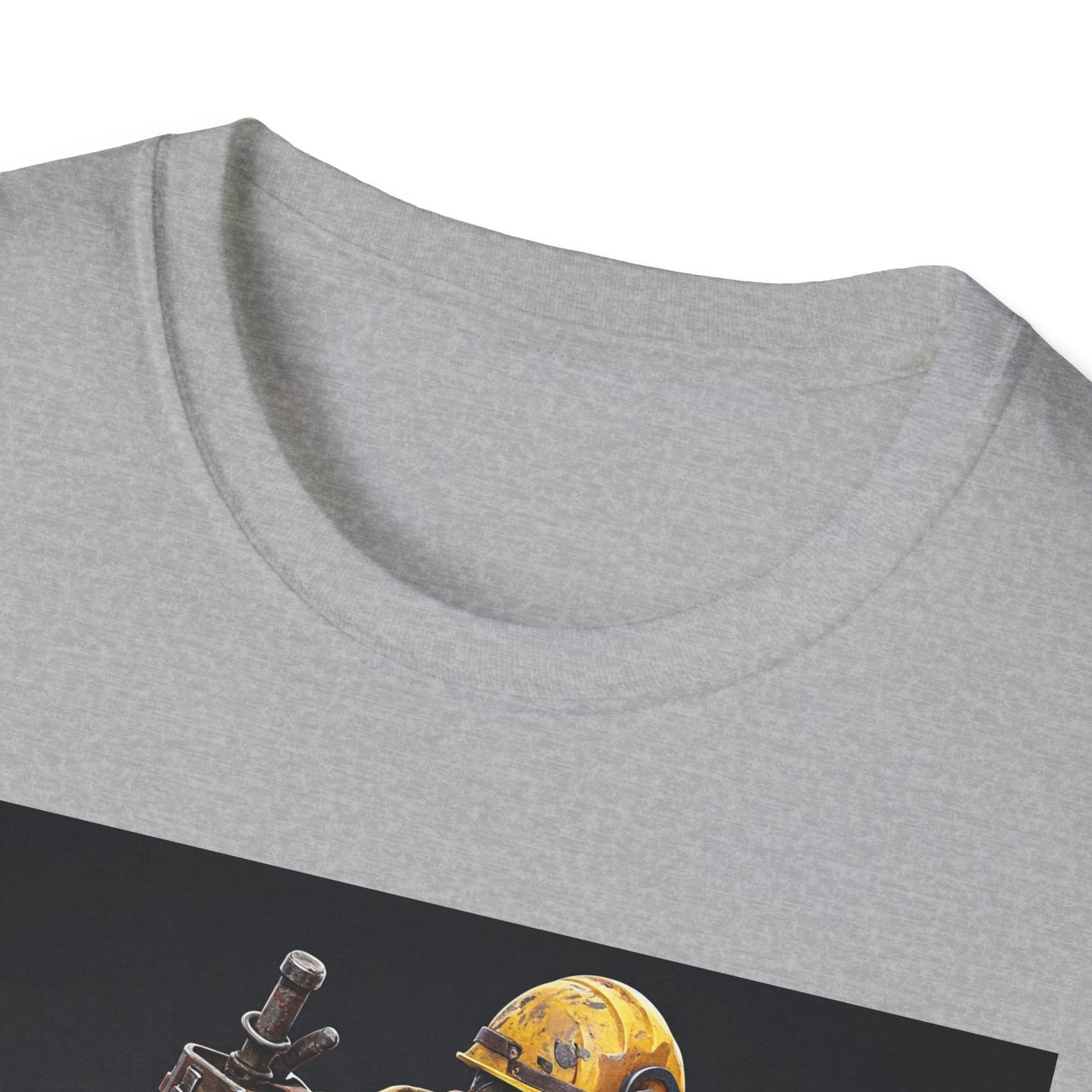 Vintage Mining Themed Unisex Softstyle T-Shirt - Perfect for Adventure Lovers