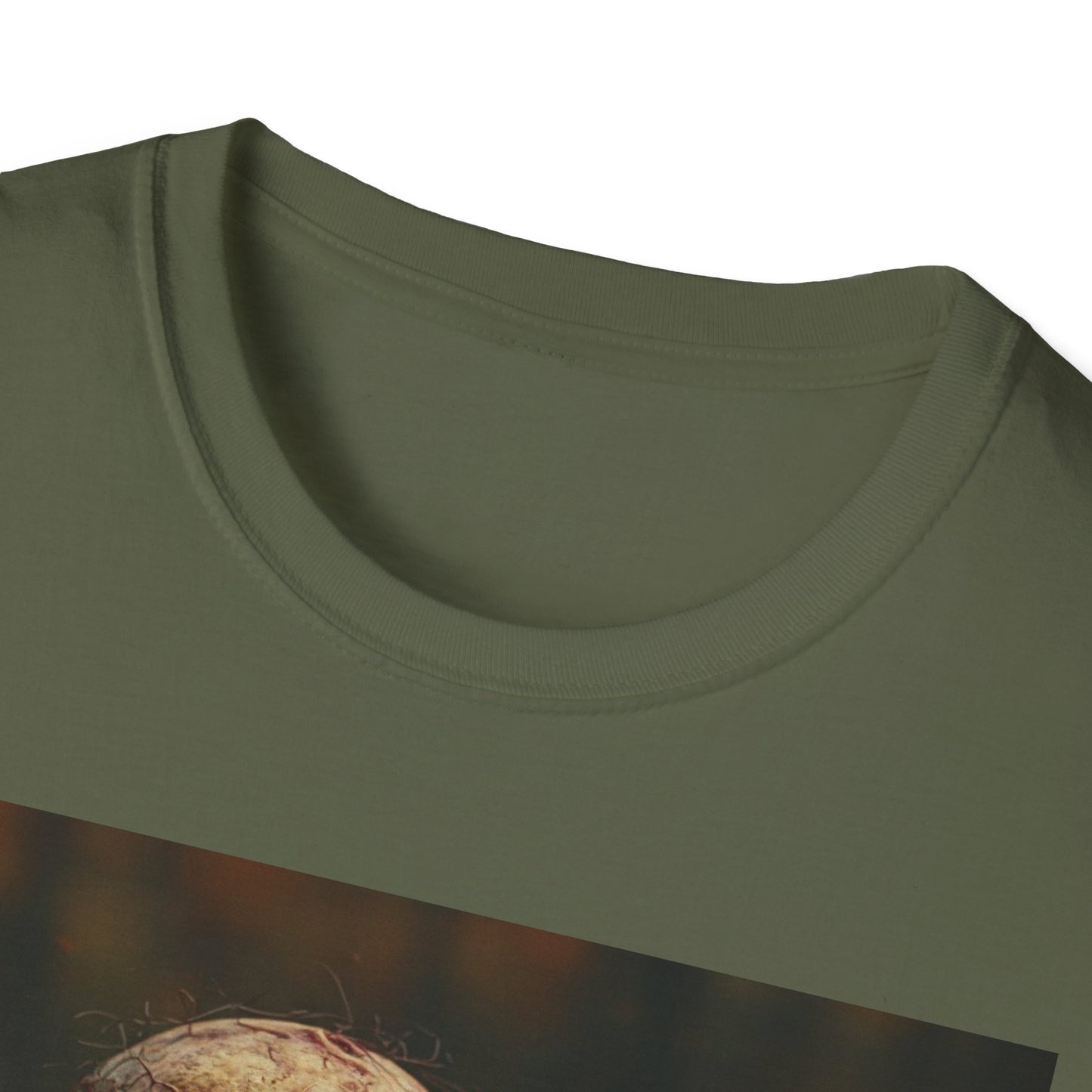 Apocalyptic Portrait Tee, bold, decaying zombie graphic