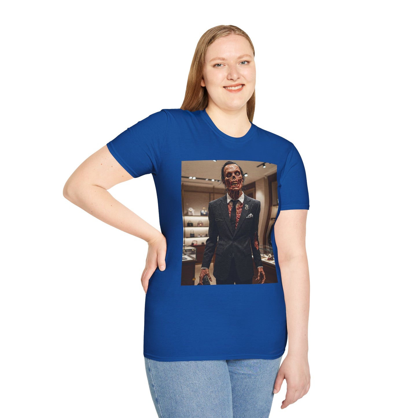 Creepy Vintage Skull T-Shirt for Halloween