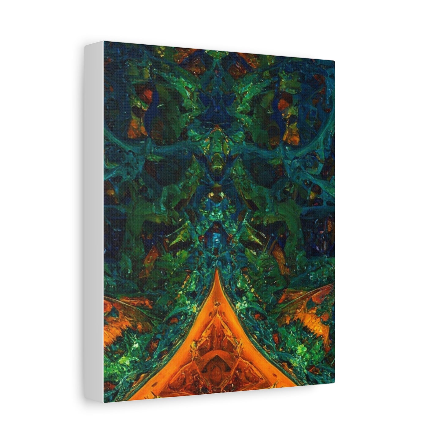 Vibrant Abstract Fractal Art Canvas Print
