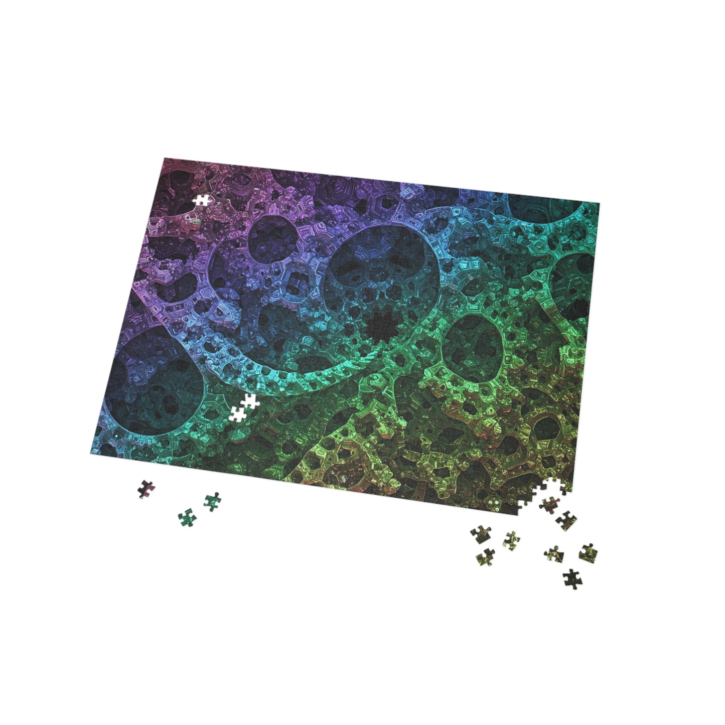 007 - Fractal Puzzle (96, 252, 500, 1000-Piece) - Fun Family Activity and Gift