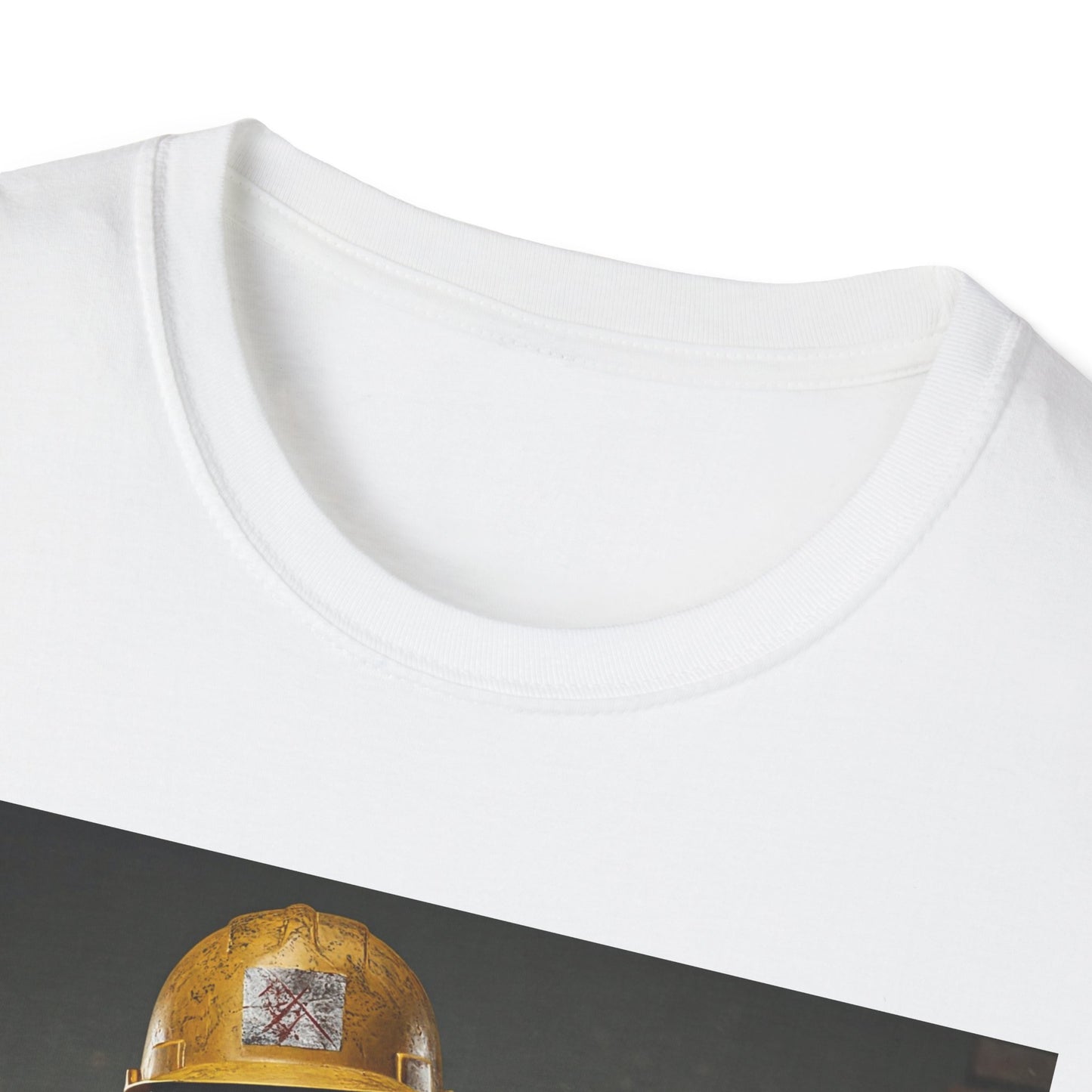 Zombie Construction Worker Unisex Softstyle T-Shirt