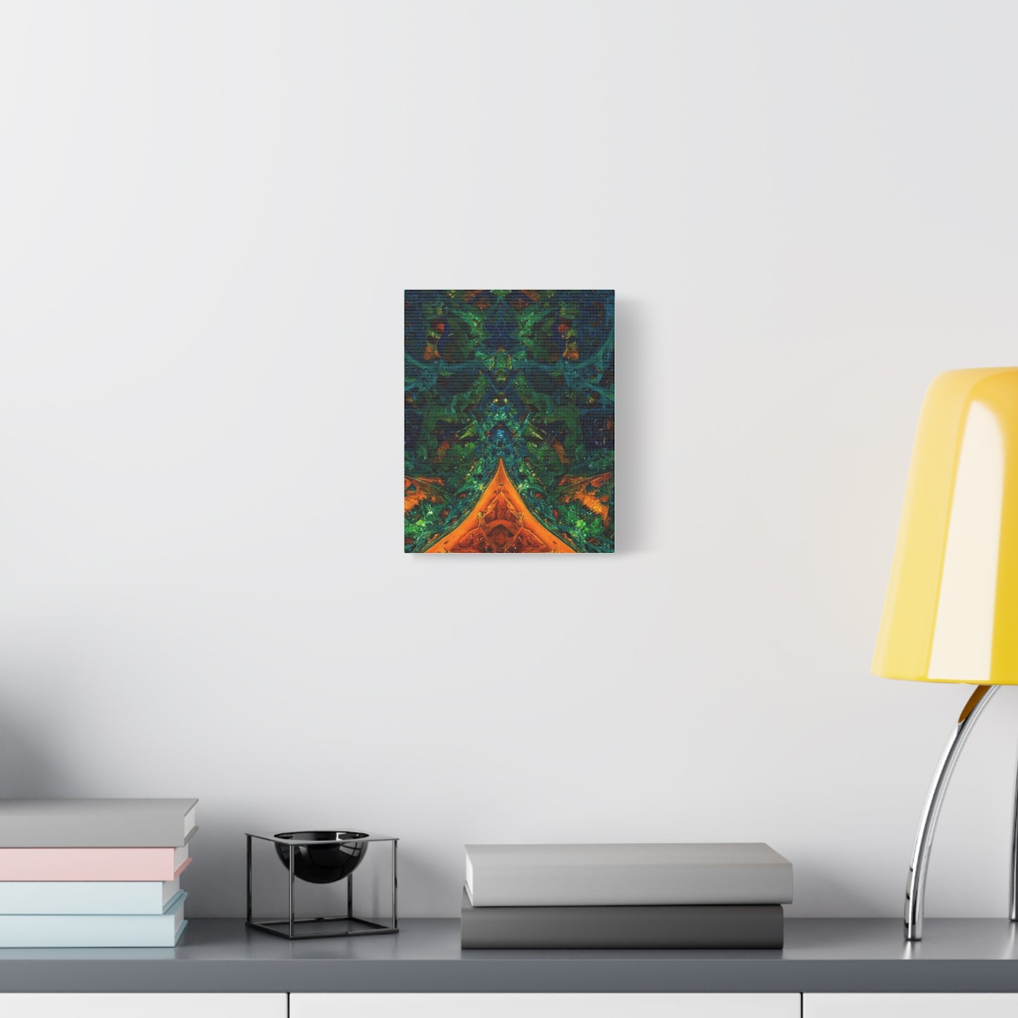 Vibrant Abstract Fractal Art Canvas Print