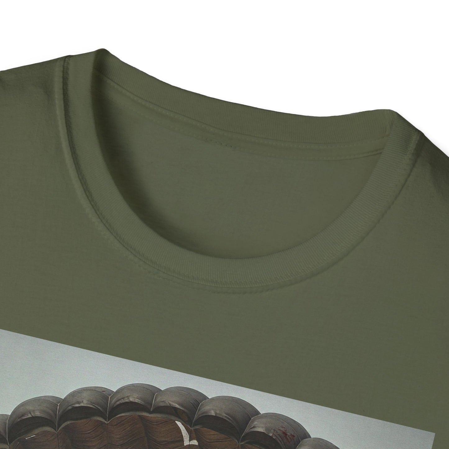 Adventure Awaits Parachuting Hero Unisex Softstyle T-Shirt