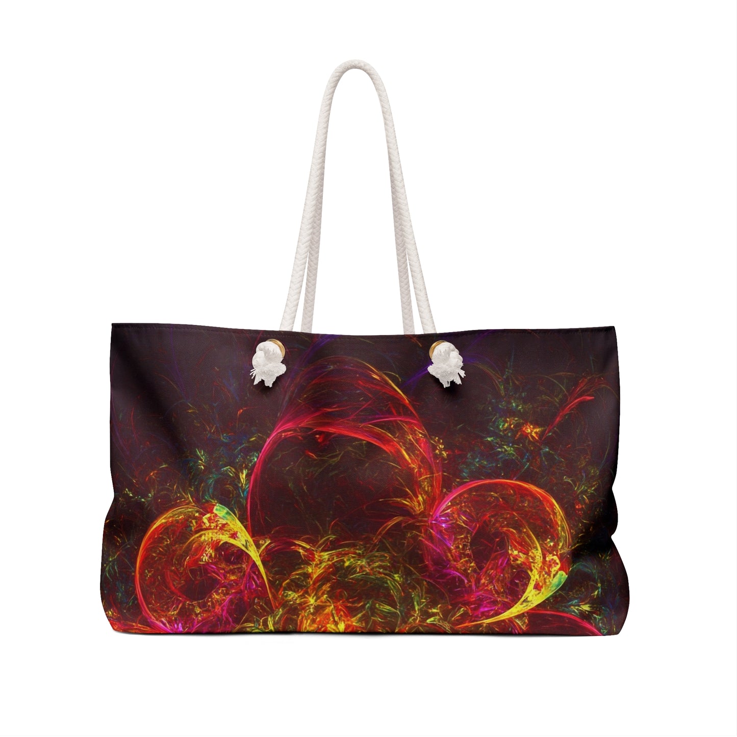 Vibrant Swirl Weekender Bag - Colorful Travel Tote for Getaways