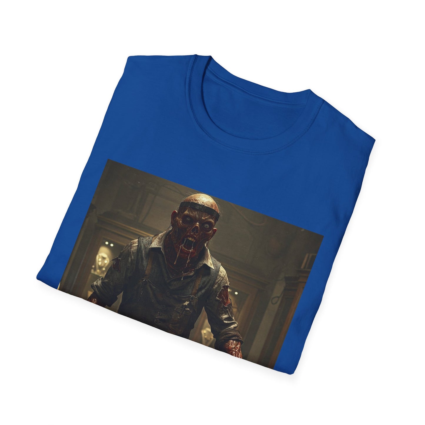 Unisex Horror-Themed Softstyle T-Shirt - Perfect for Halloween and Cosplay