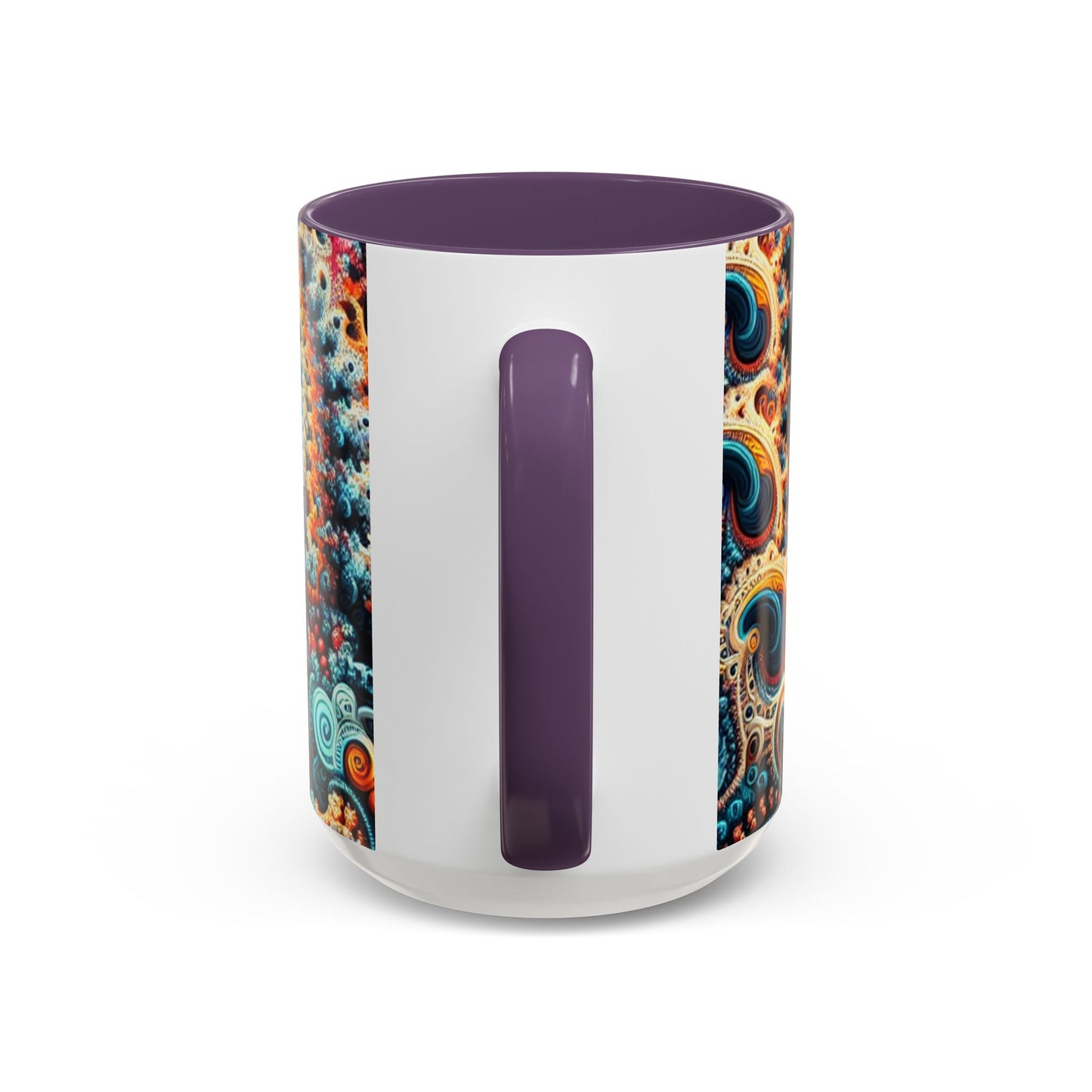 Colorful Fractal Coffee Mug - 11oz & 15oz - Perfect for Art Lovers