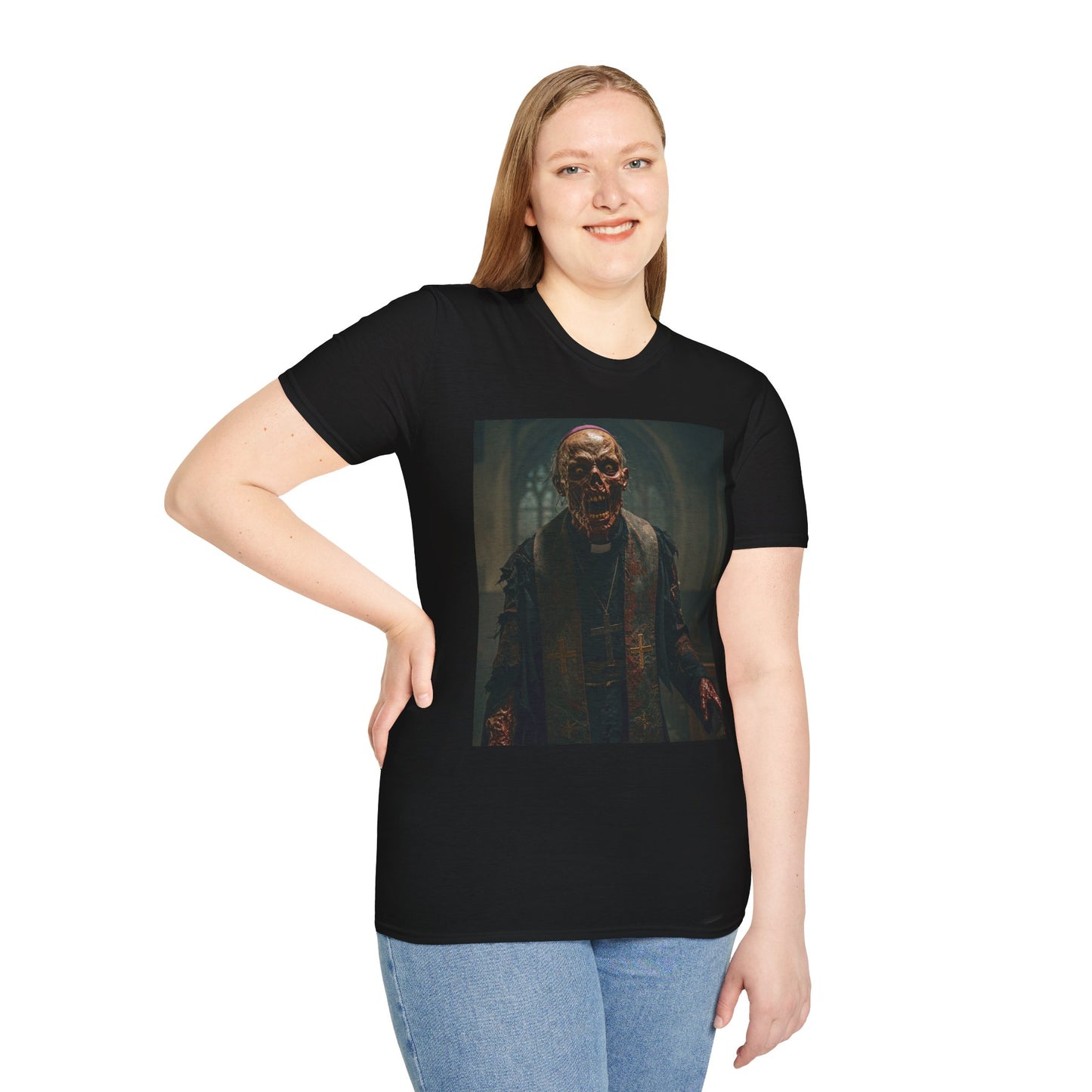 Unisex Horror Graphic T-Shirt - Spooky Skeleton Design
