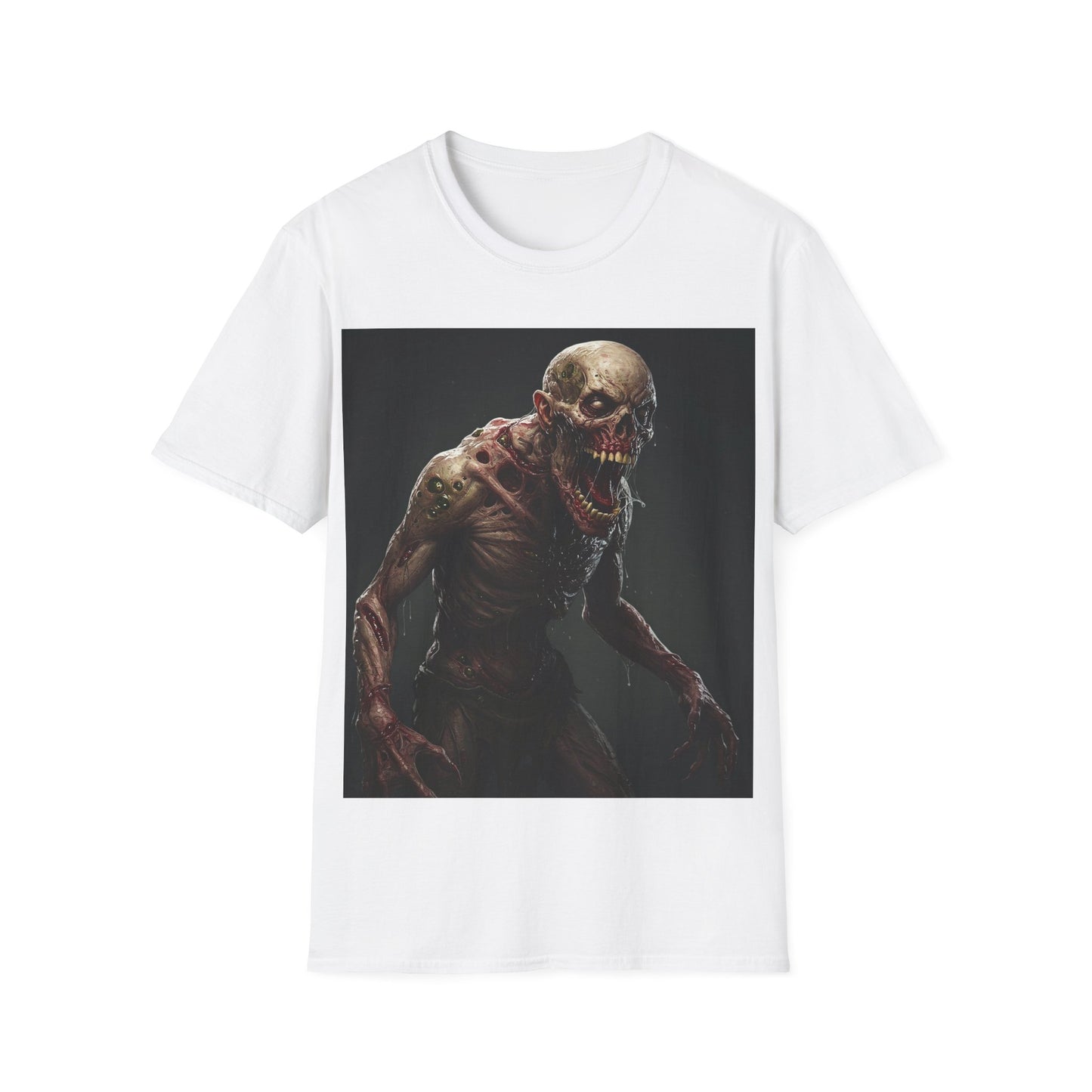 UK - Creepy Horror Apocalyptic Portrait Tee: A Vision of Decay
