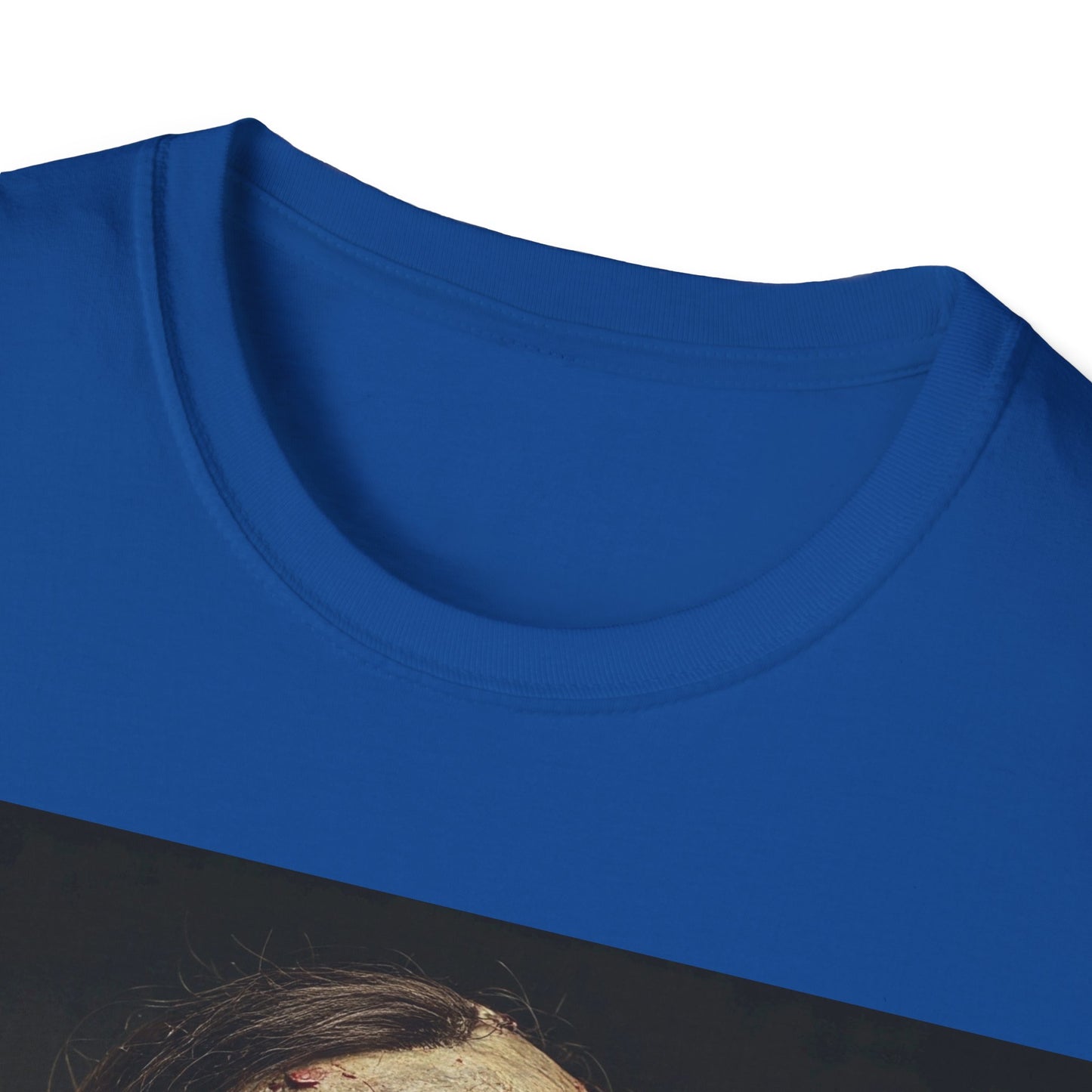 UK - Spooky Zombie Apocalyptic Portrait Tee, bold, decaying zombie graphic