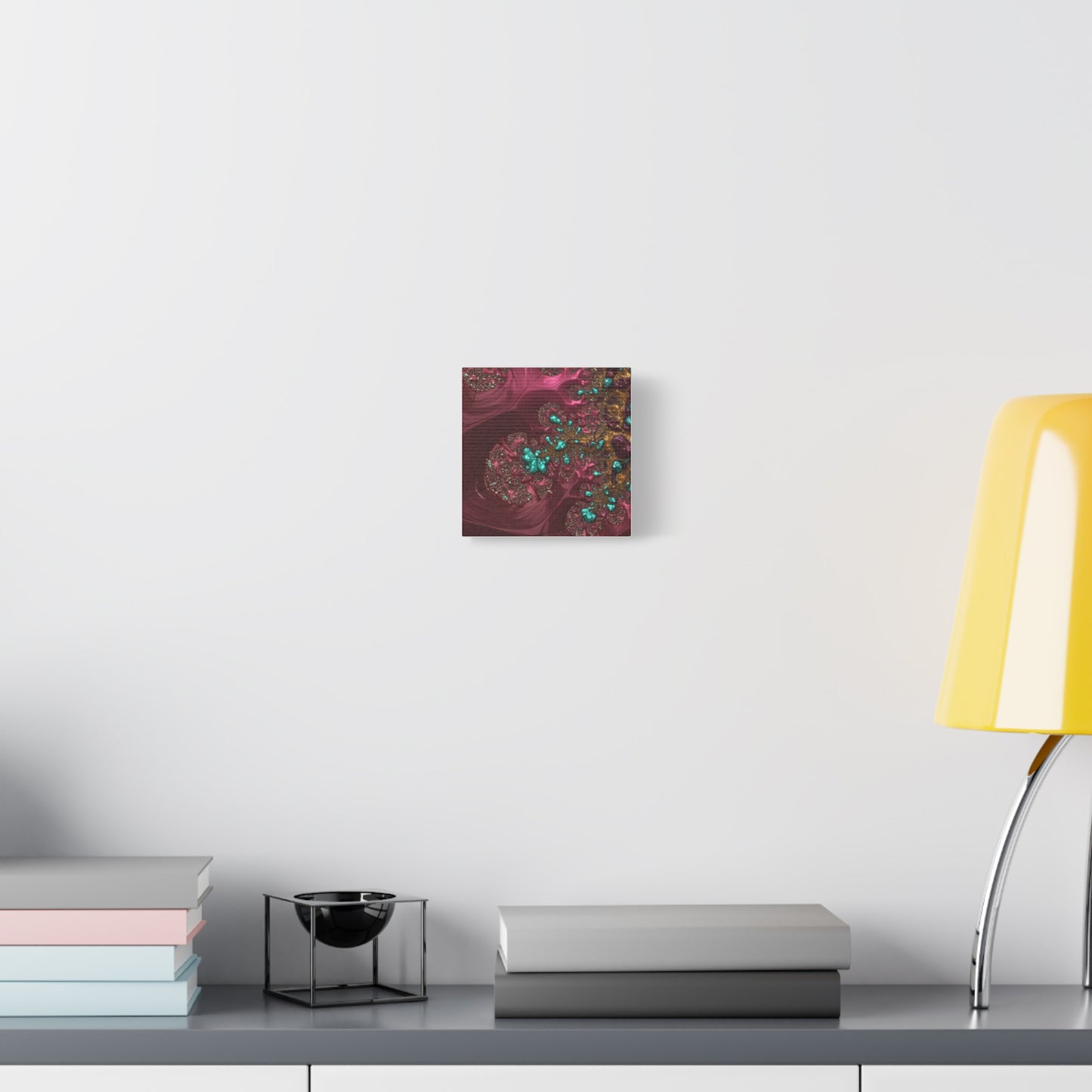 Abstract Art Canvas Print - Vibrant Fractal Design for Home Decor