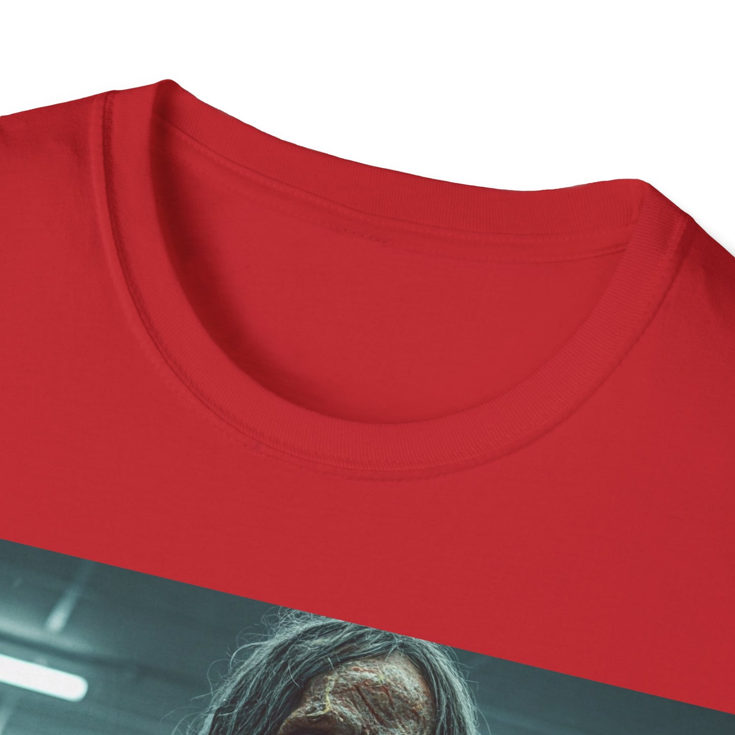 UK - Horror Fan Apocalyptic Portrait Tee, bold, decaying zombie graphic