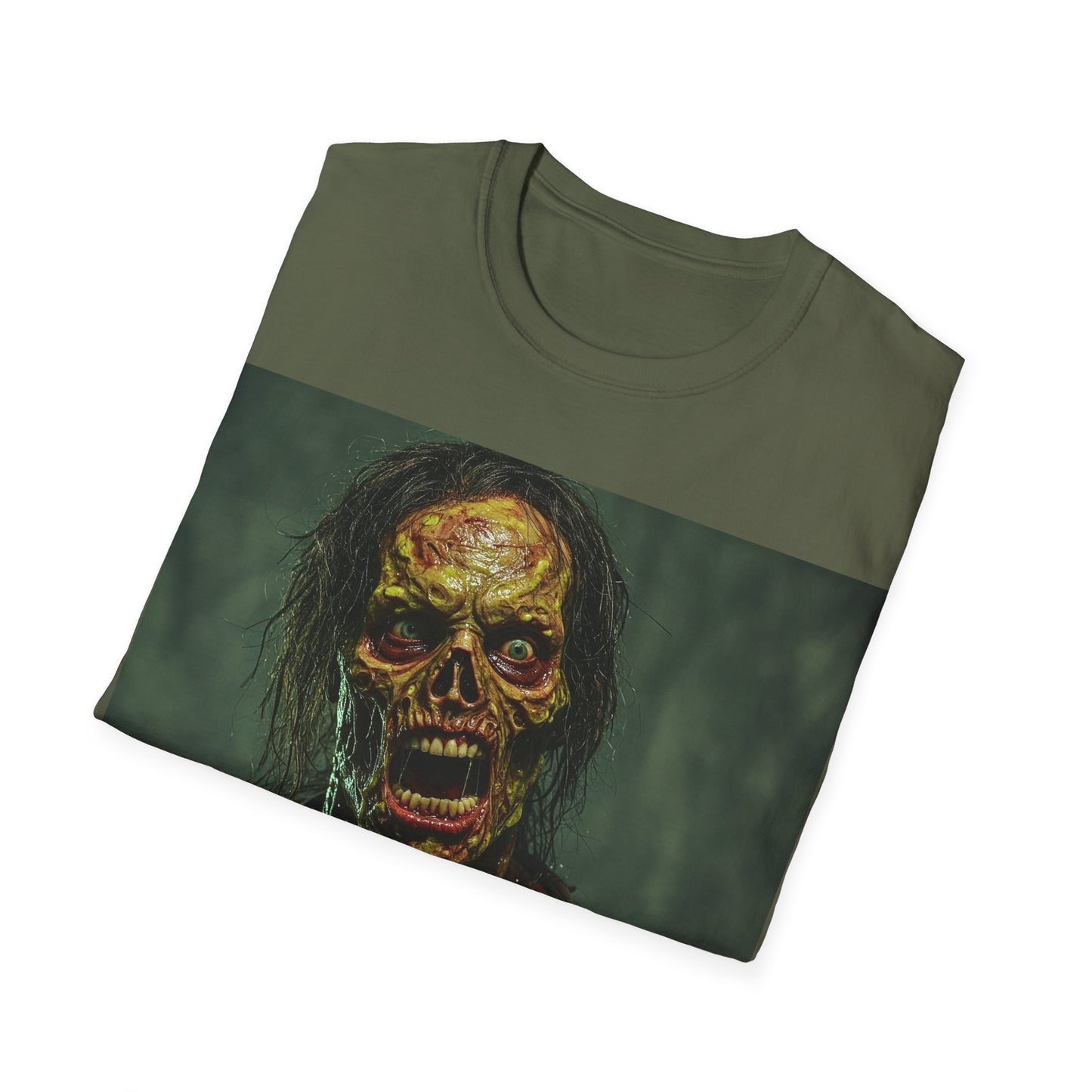 UK - Apocalyptic Portrait Tee, bold, decaying zombie graphic